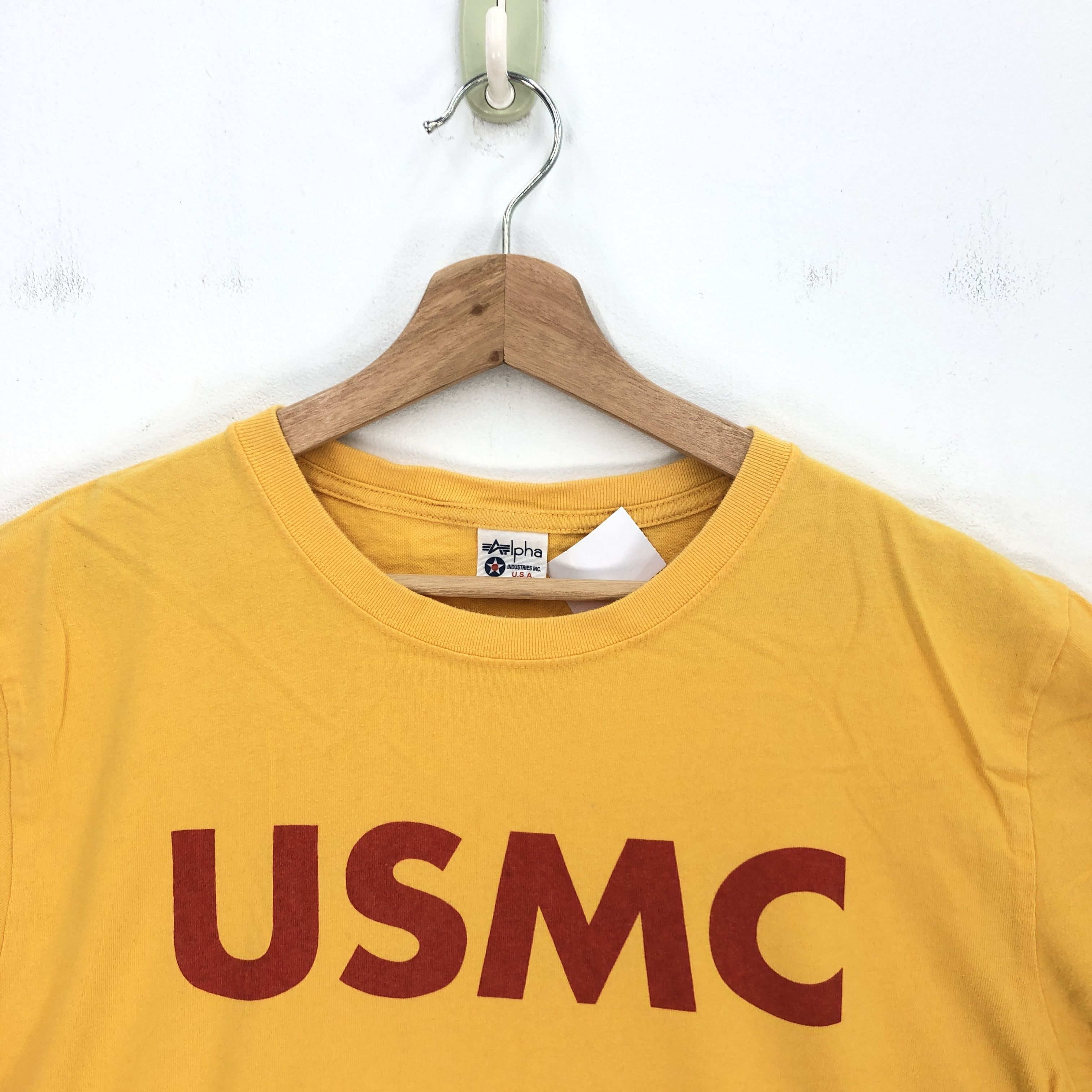 Vintage Vintage Y2K USMC T Shirt United States Marine Corps Tees Size US L / EU 52-54 / 3 - 2 Thumbnail