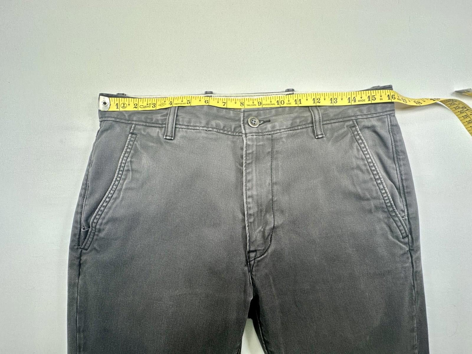 Levi's Levis Flat Front Tapered Leg Chinos Charcoal Gray Mens 32/30 Size US 32 / EU 48 - 3 Thumbnail