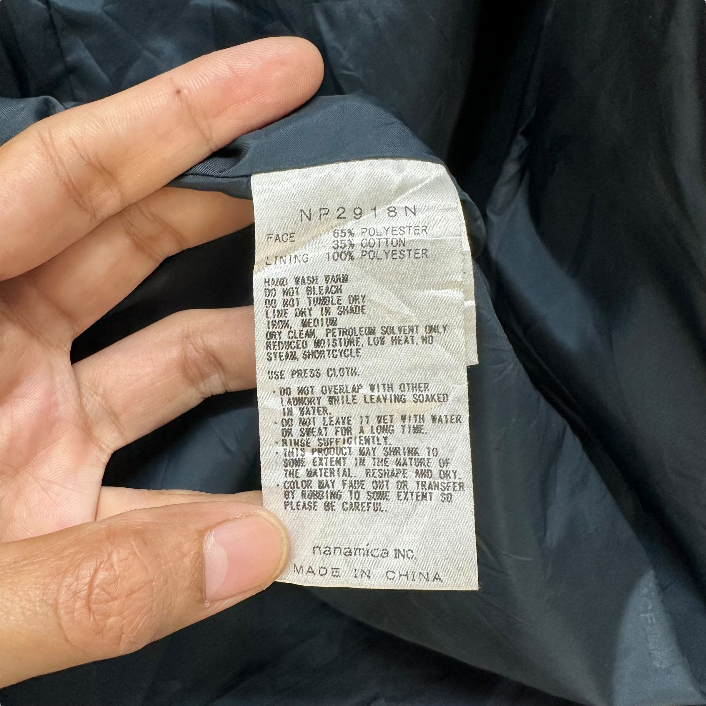The North Face THE NORTH FACE Nanamica Poly Cotton Coat Jacket #A45-1072 Size US S / EU 44-46 / 1 - 10 Thumbnail