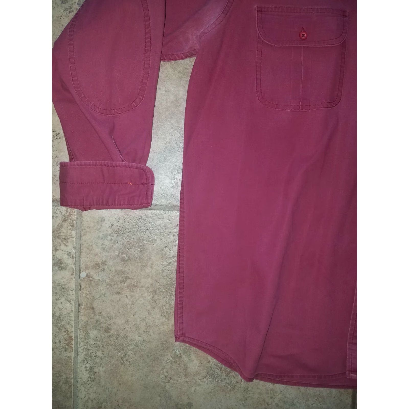 Vintage Cabela's Red Button-Down Shirt Mens L 100% Cotton Long Sleeve Button-Up Shirt Size US L / EU 52-54 / 3 - 4 Thumbnail