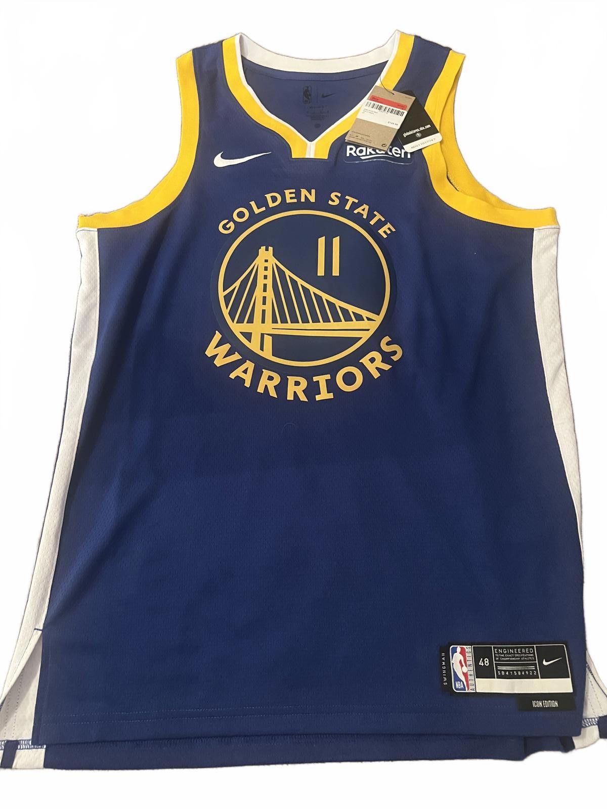 Nike Golden State Warriors KlayThompson 21-22 Icon Edition Jersey Size ONE SIZE - 1 Thumbnail