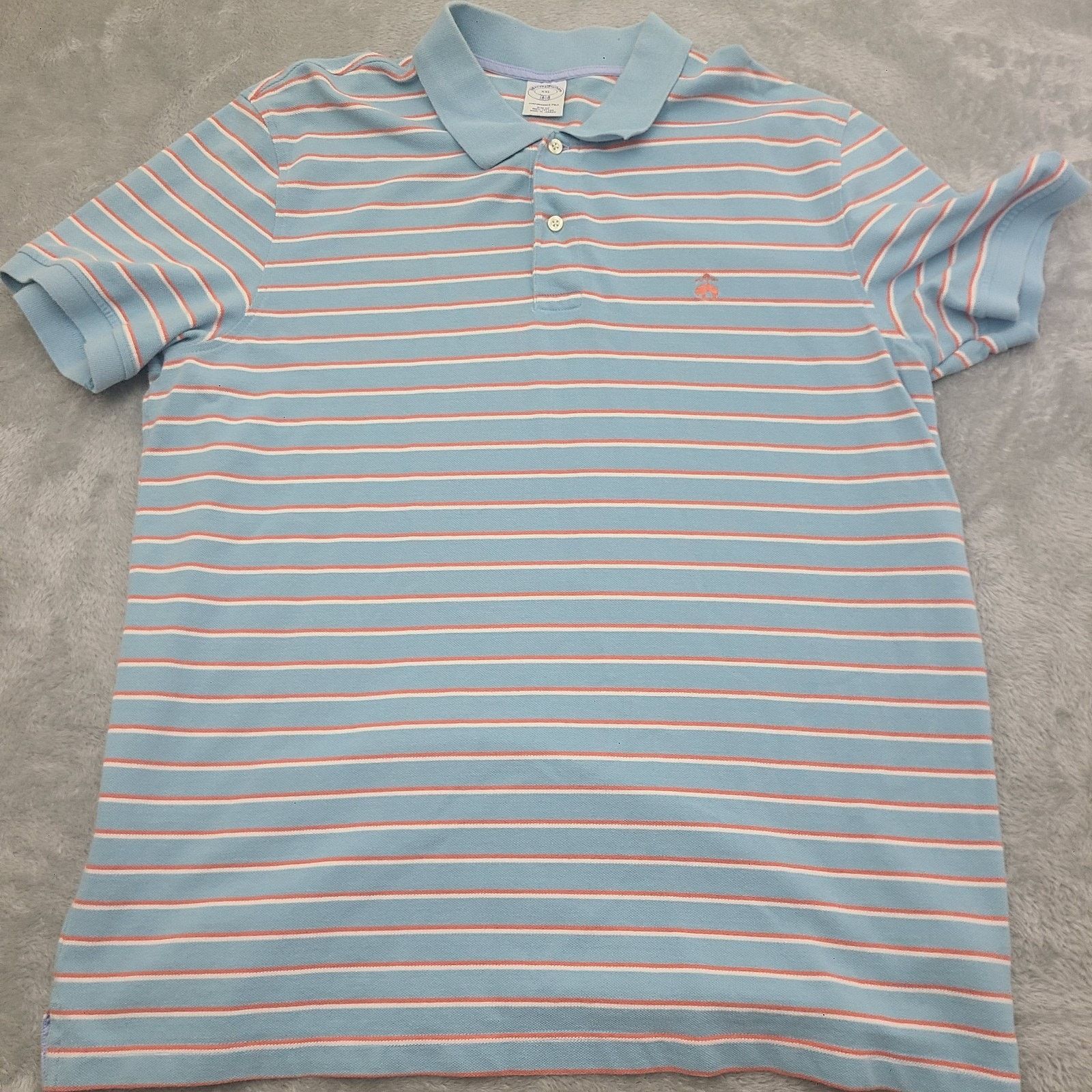 Brooks Brothers Brooks Brothers Pique Mens 2X-Large Polo Shirt Slim Fit Size US XXL / EU 58 / 5 - 1 Thumbnail