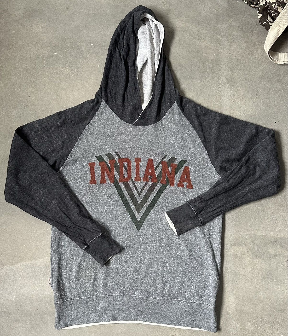 Vintage VINTAGE INDIANA 80S REVERSIBLE HOODIE Size US L / EU 52-54 / 3 - 1 Thumbnail