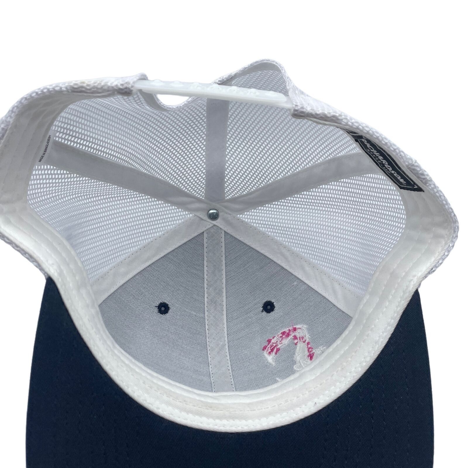 Richardson Flippin Bird Pink Gin Scofflaw Brewing Trucker Hat Snapback Size ONE SIZE - 5 Thumbnail