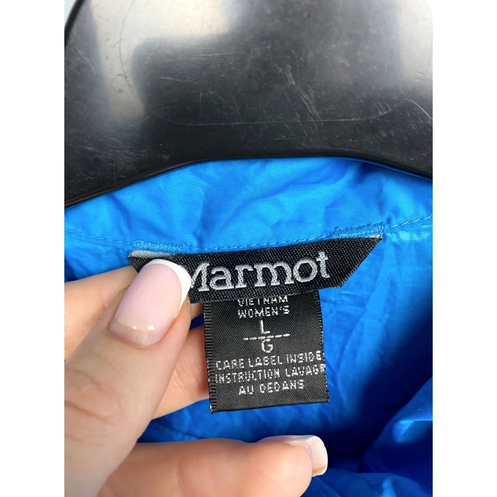 Marmot Marmot Windbreaker Jacket Womens L Blue Vintage Size L / US 10 / IT 46 - 4 Thumbnail