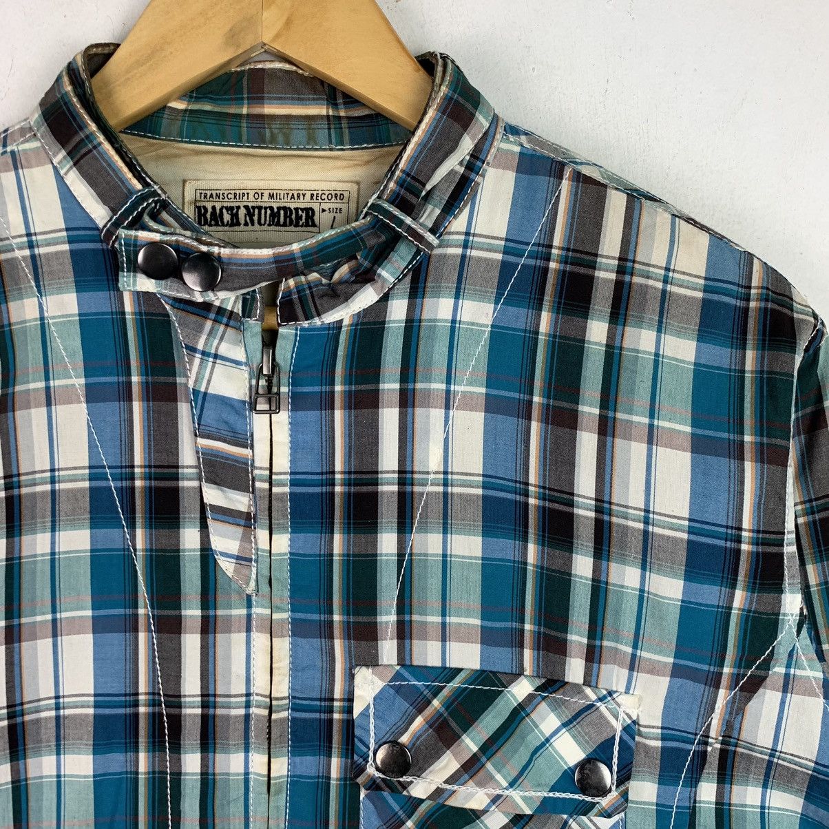 Japanese Brand × Vintage Vintage Back Number Checked Jacket Size US L / EU 52-54 / 3 - 4 Thumbnail