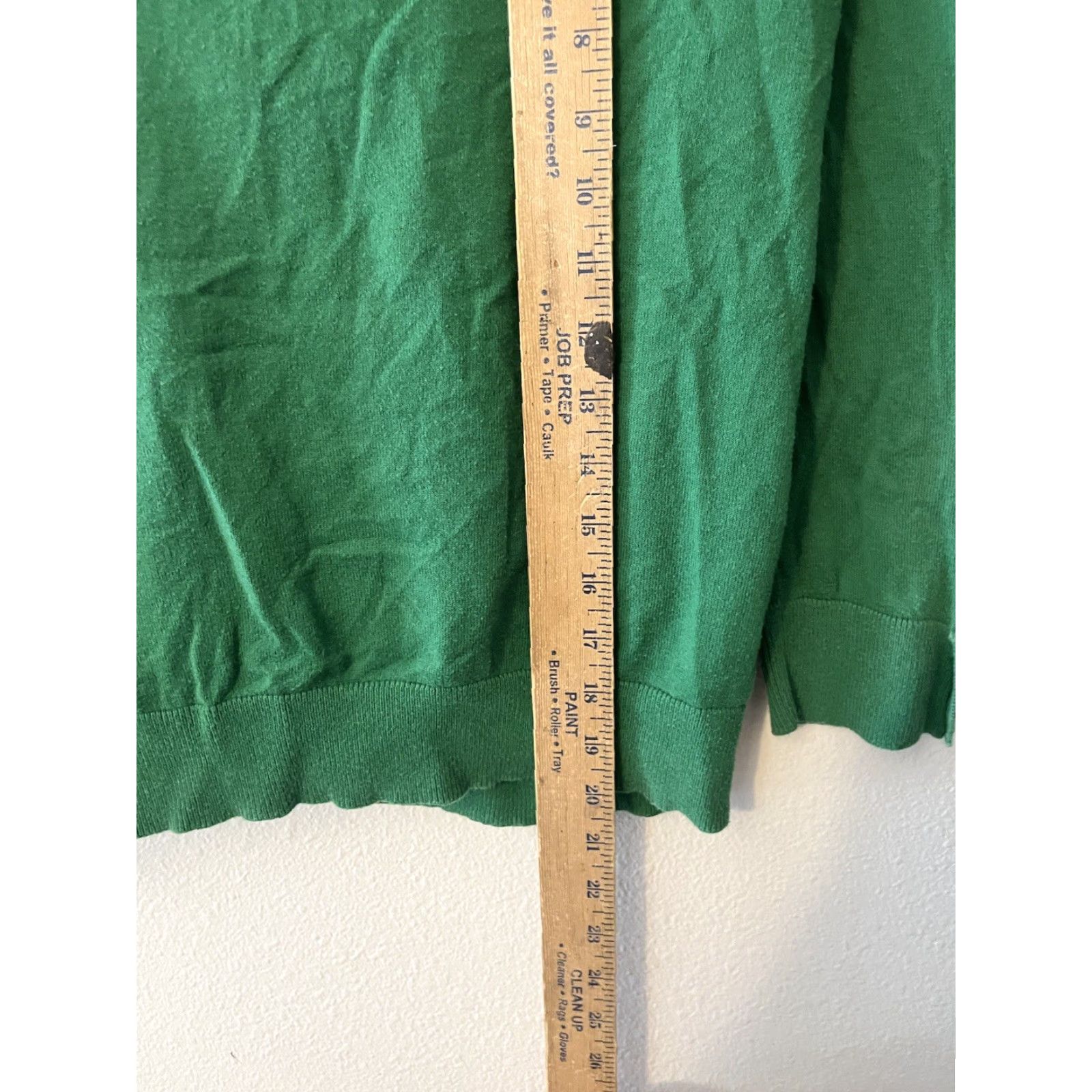 Gap GAP Cardigan Size M Button Lightweight Cotton Crew 3/4 Sleeve Green Sweater Size M / US 6-8 / IT 42-44 - 4 Thumbnail