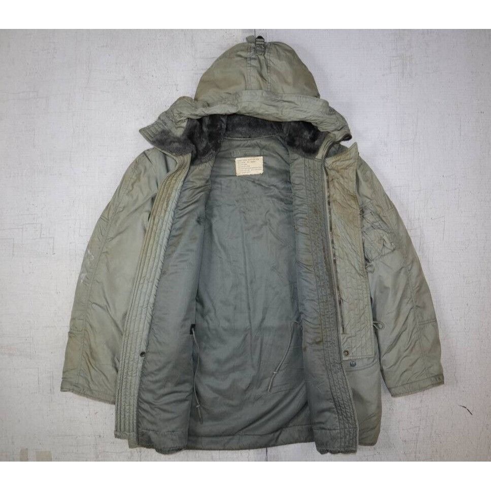 Vintage Vintage 70s Air Force Jacket Flying Green USAF 1511 Sz M Size US M / EU 48-50 / 2 - 6 Thumbnail