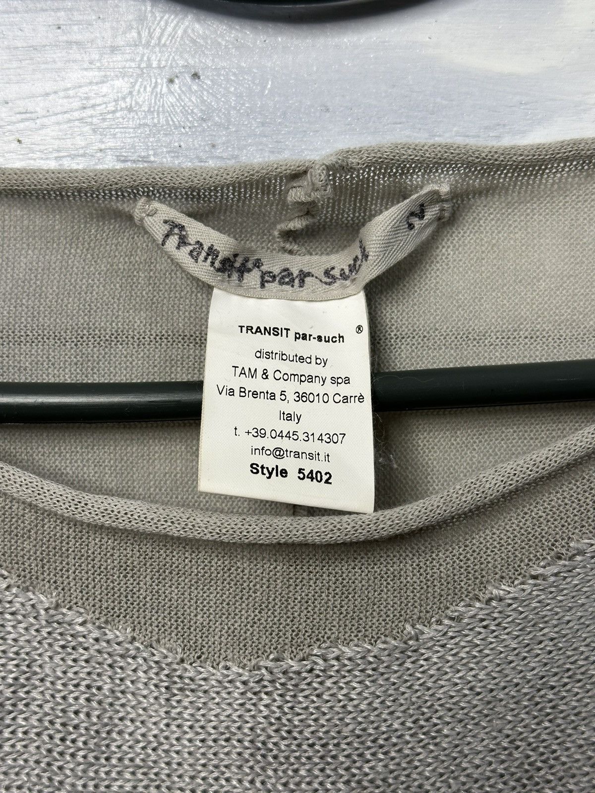Japanese Brand Rare Tee Tranzit Par-such Fishnet Avant-Garde Japan Style. Size M / US 6-8 / IT 42-44 - 10 Thumbnail