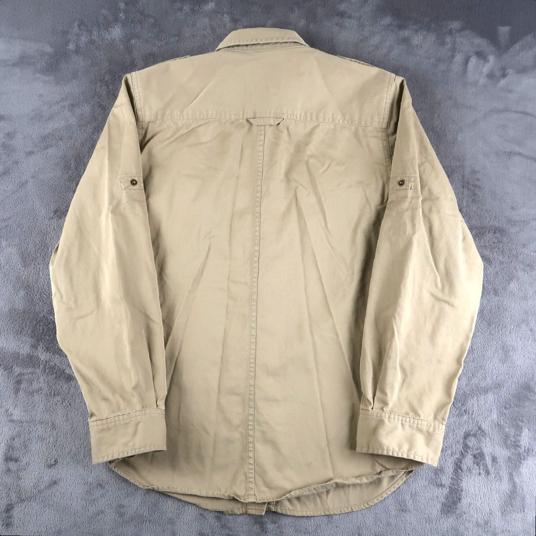 Ralph Lauren VINTAGE Ralph Lauren Safari Field Shirt Womens Khaki M Beige 100% Cotton Pockets Buttons Casual Regular Fit 90s Zoo Keeper Womens Size M / US 6-8 / IT 42-44 - 2 Thumbnail