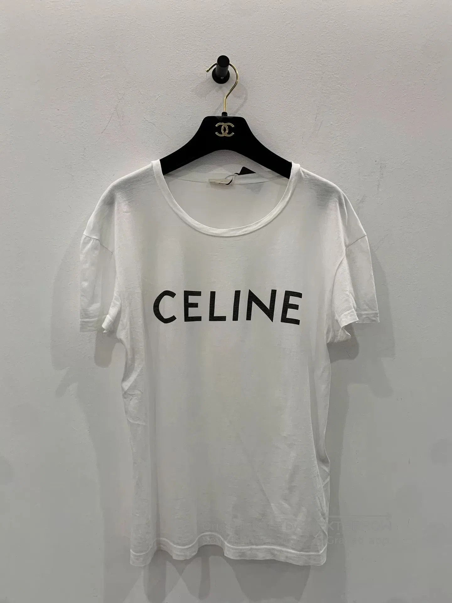 Other Celine Black Logo White Short. Size L / US 10 / IT 46 - 1 Thumbnail