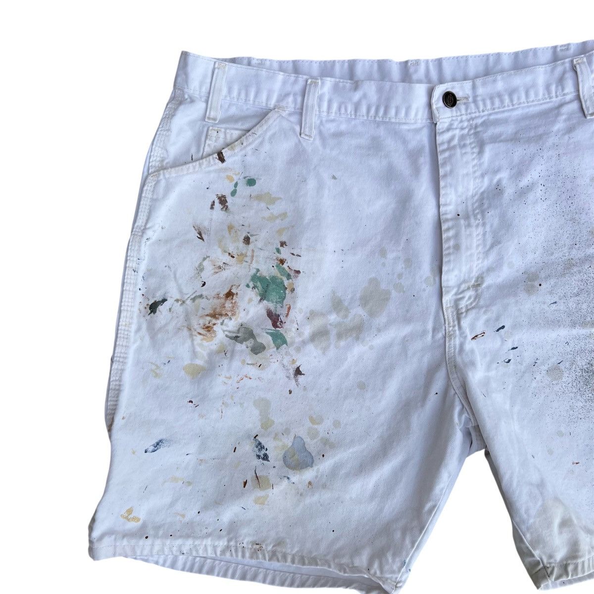 Dickies Vintage White Dickies Painter Shorts Size US 42 / EU 58 - 3 Thumbnail