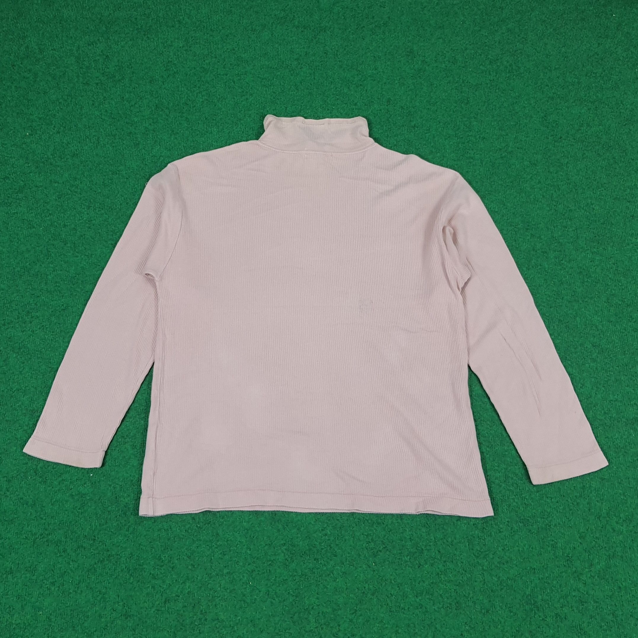 Stone Island × Vintage Vintage Stone Island Corduroy Turtle Neck T-shirt Size US L / EU 52-54 / 3 - 2 Thumbnail