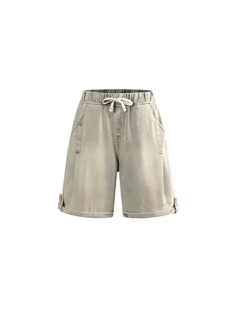 Japanese Brand Loose straight denim shorts Size US 32 / EU 48 - 4 Thumbnail