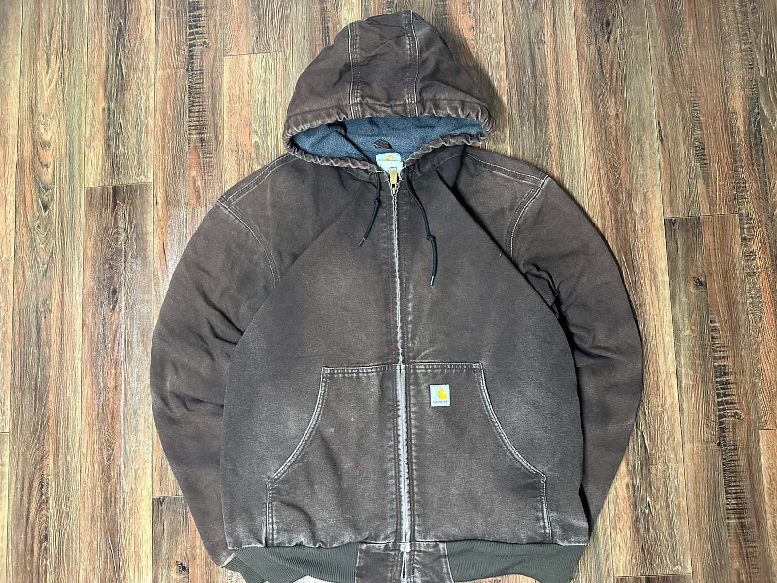 Carhartt × Vintage Vintage 90's Carhartt jacket Faded Carhartt Active Jacket Size US XL / EU 56 / 4 - 2 Thumbnail