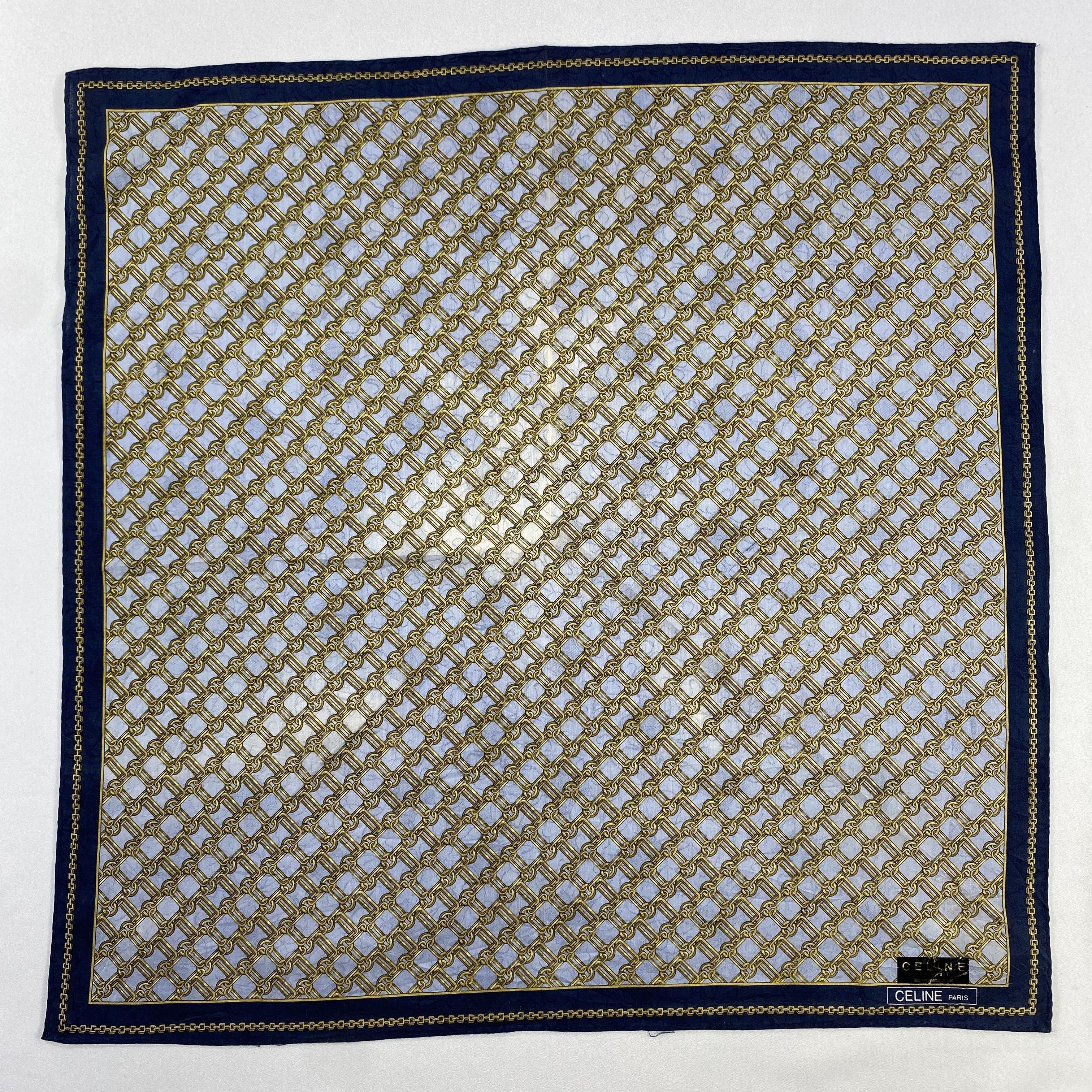 Celine × Vintage NWT Celine Neckerchief / Bandana / Handkerchief-P939 Size ONE SIZE - 1 Thumbnail