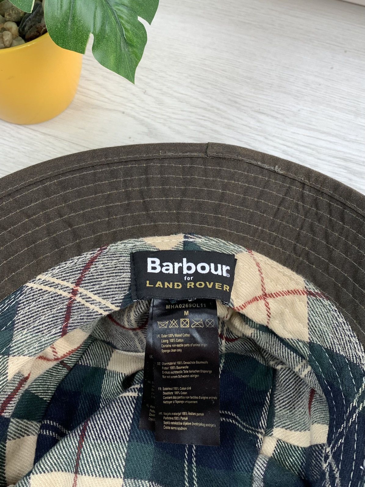 Barbour Barbour Waxed Panama Hat Mens Size M Size ONE SIZE - 5 Thumbnail
