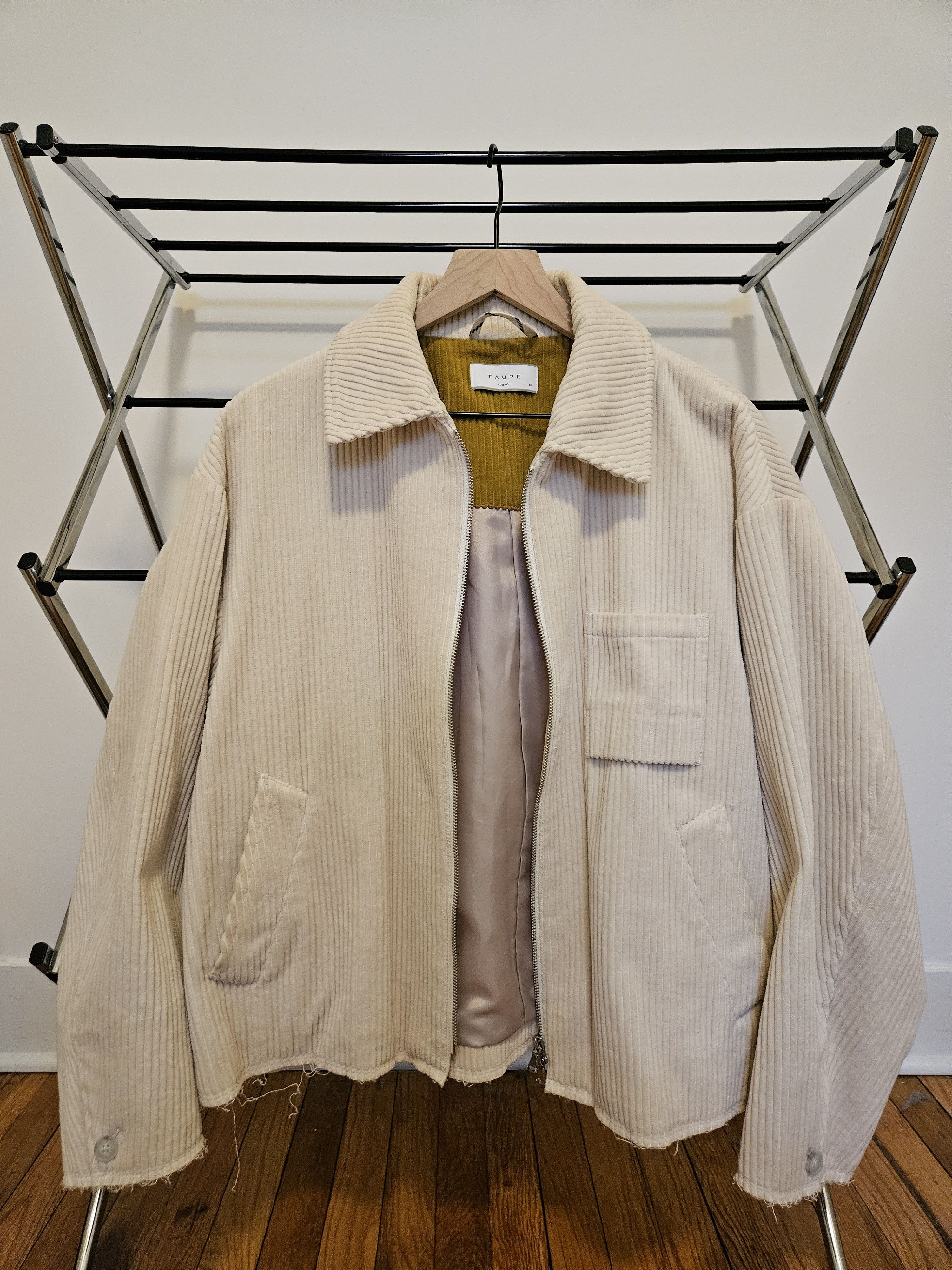 Japanese Brand Taupe Japanese Creme Corduroy Jacket Size US L / EU 52-54 / 3 - 3 Thumbnail