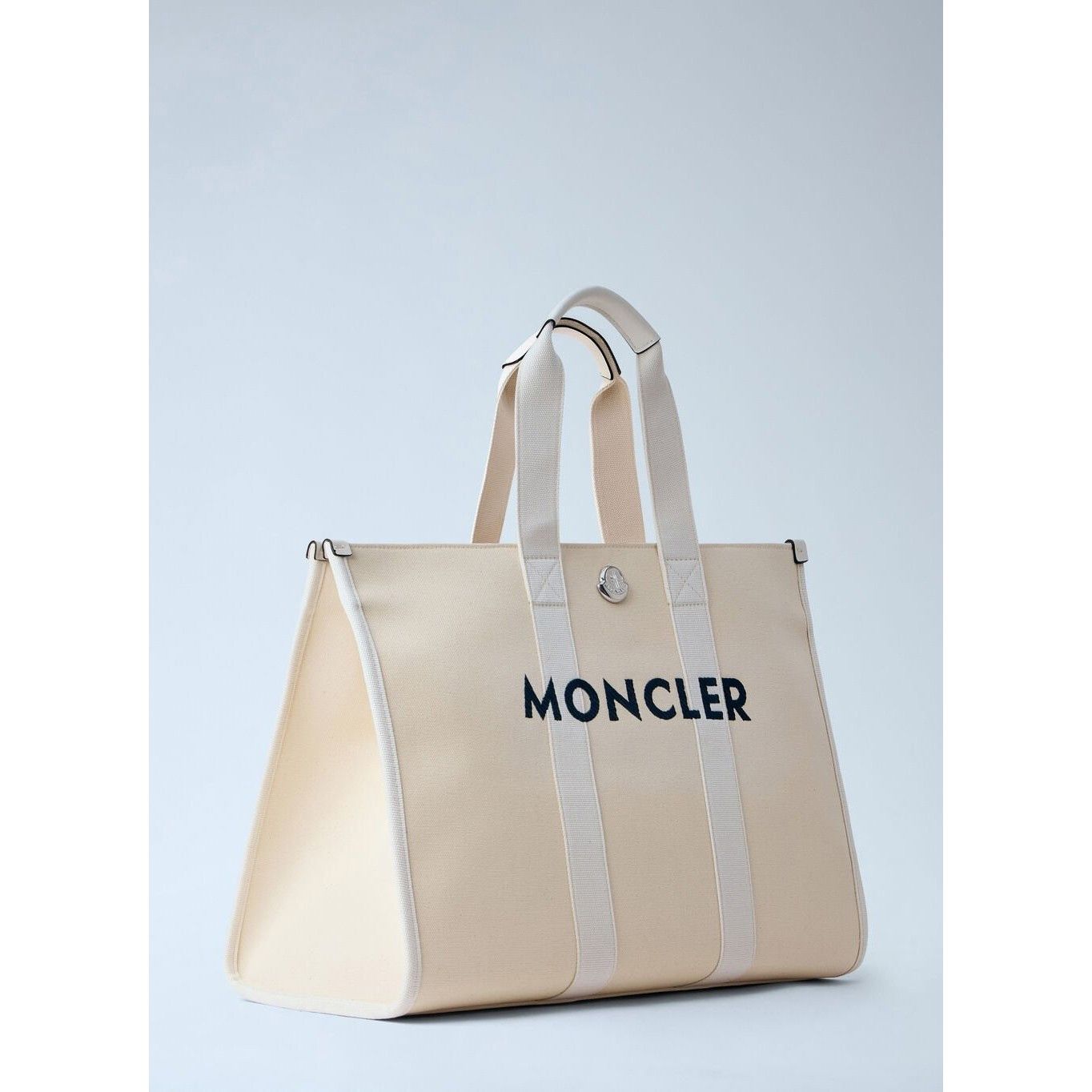 Moncler MONCLER Canvas White Tote Bag New Size ONE SIZE - 2 Thumbnail
