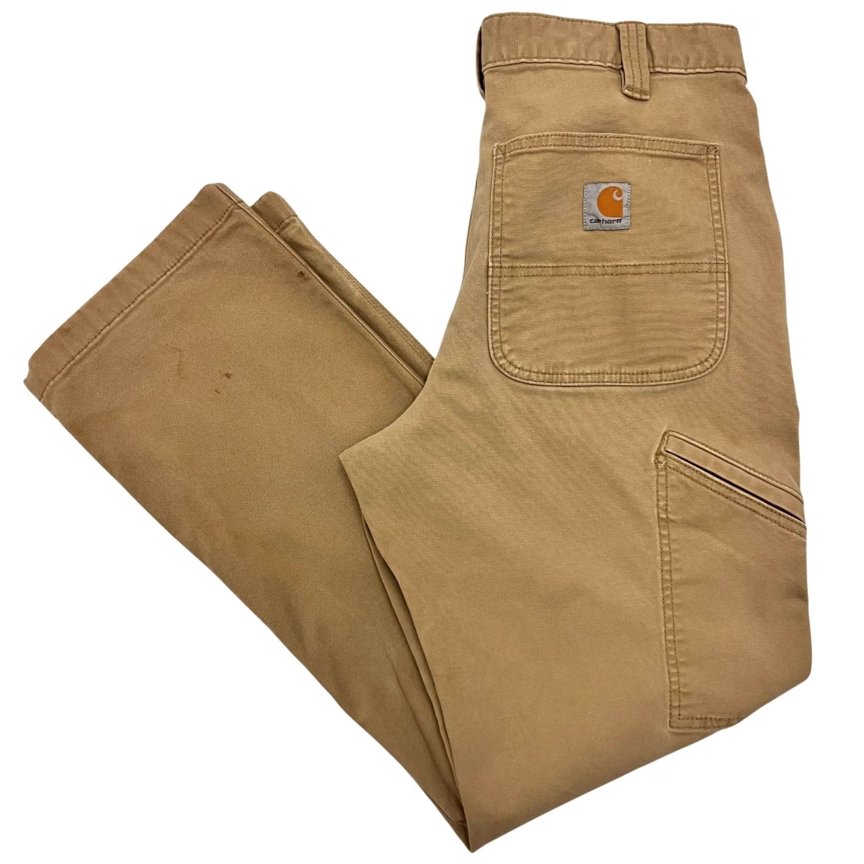 Carhartt Carhartt Trousers Mens W32 L29 Beige Rigged Flex Relaxed