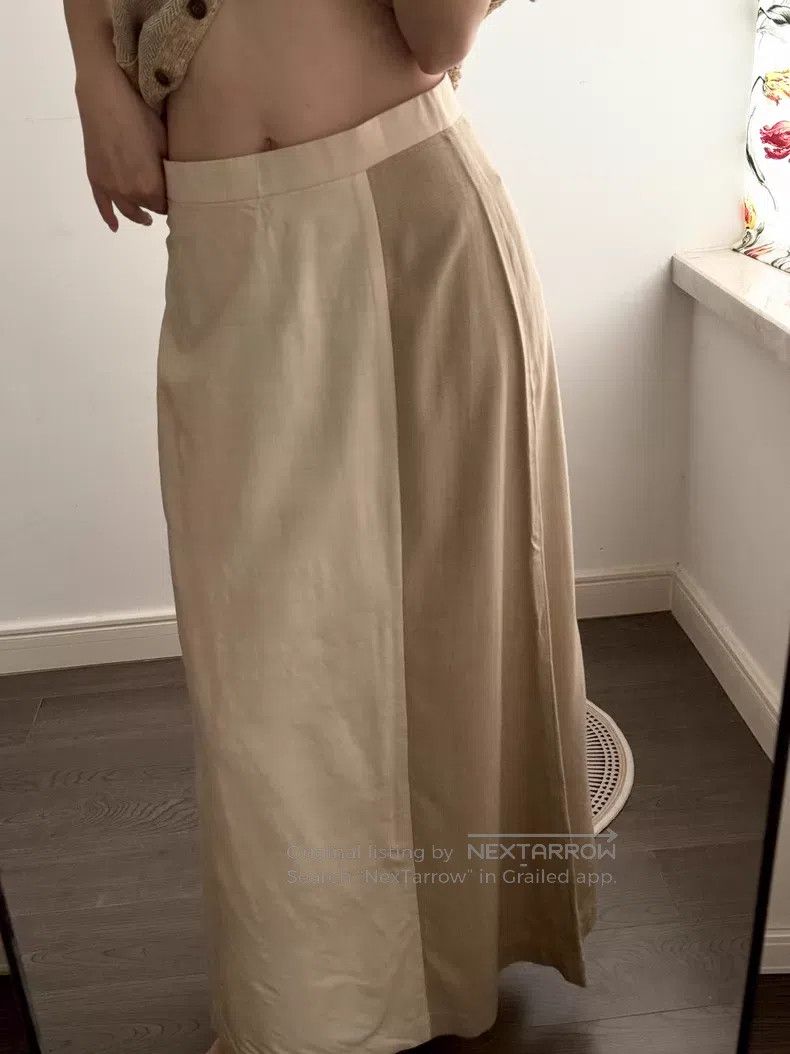 Comme des Garcons Comme des Garcons size M Silk Assembled Satin Straight Lon Size 23" - 6 Thumbnail