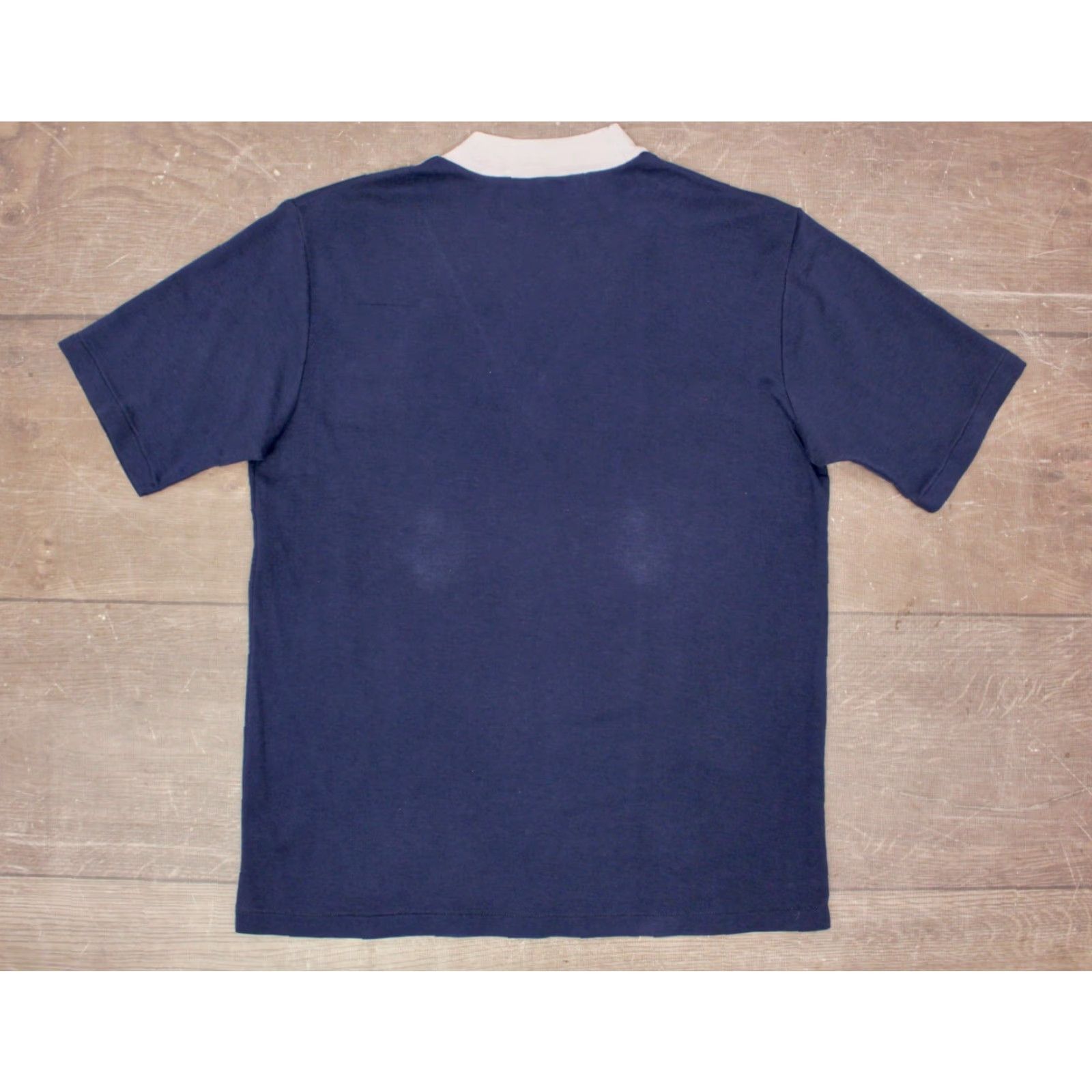 Vintage VINTAGE Men's VTG 60s Blue Union 76 Uniform Shirt Sz M 1960s Kurt Cobain Tshirt Shirt M Blue 60s Mens Size US M / EU 48-50 / 2 - 2 Thumbnail
