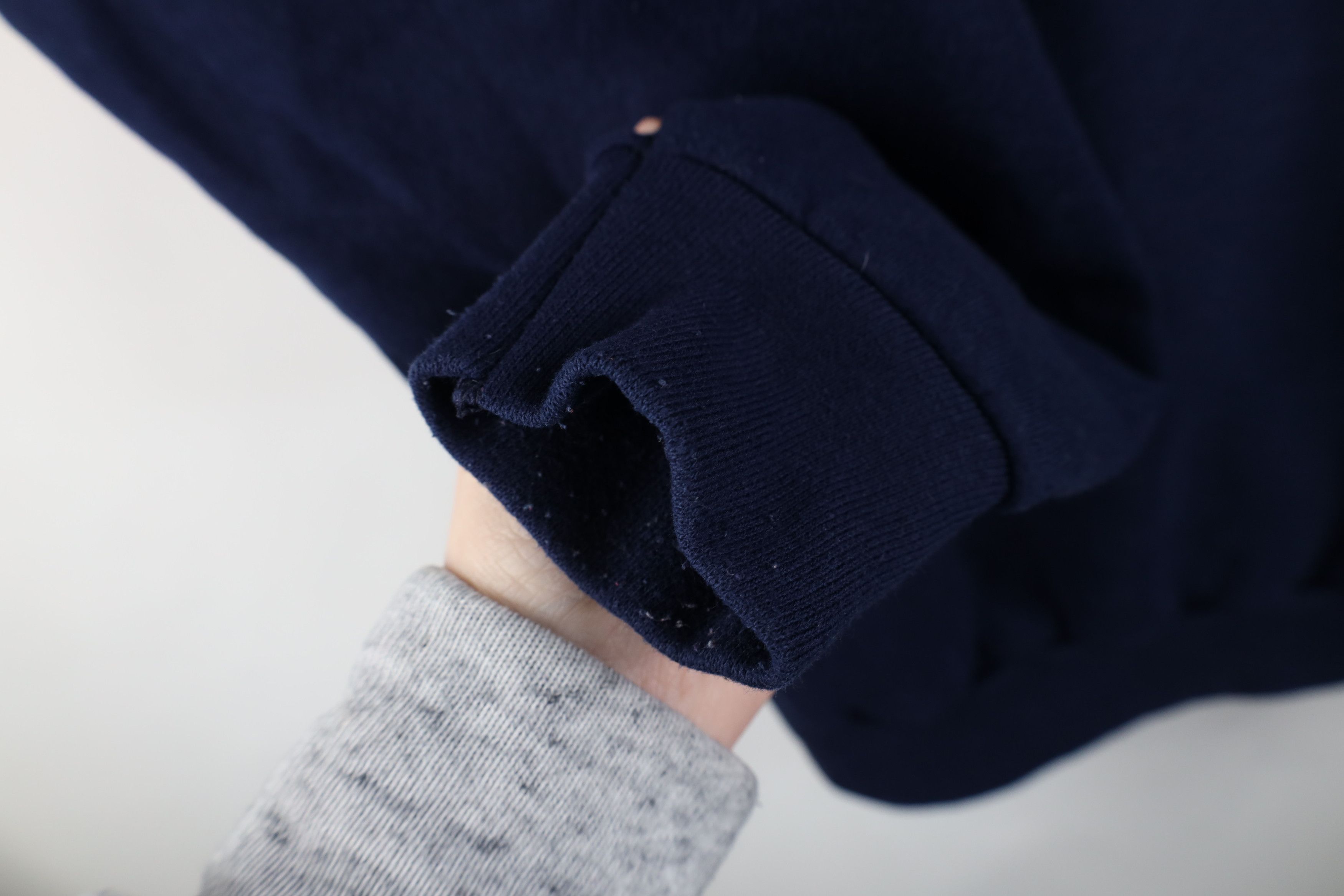 Vintage Vintage 90s Streetwear Heart Layered Sweatshirt Blue USA Size L / US 10 / IT 46 - 6 Thumbnail