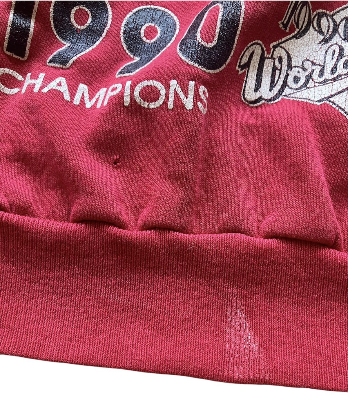 MLB Cincinnati Reds 1990 World Series Champions Crewneck Size US M / EU 48-50 / 2 - 8 Thumbnail