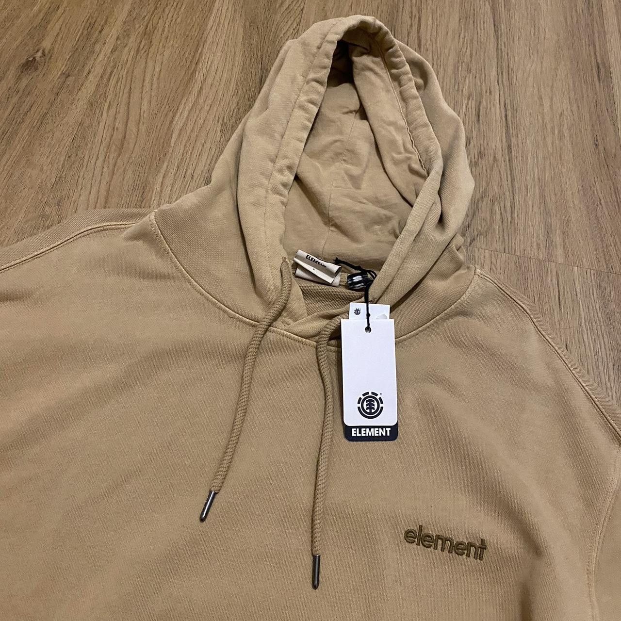 Element Tan Element hoodie for men Oversized Boxy Skate Size ONE SIZE - 3 Thumbnail