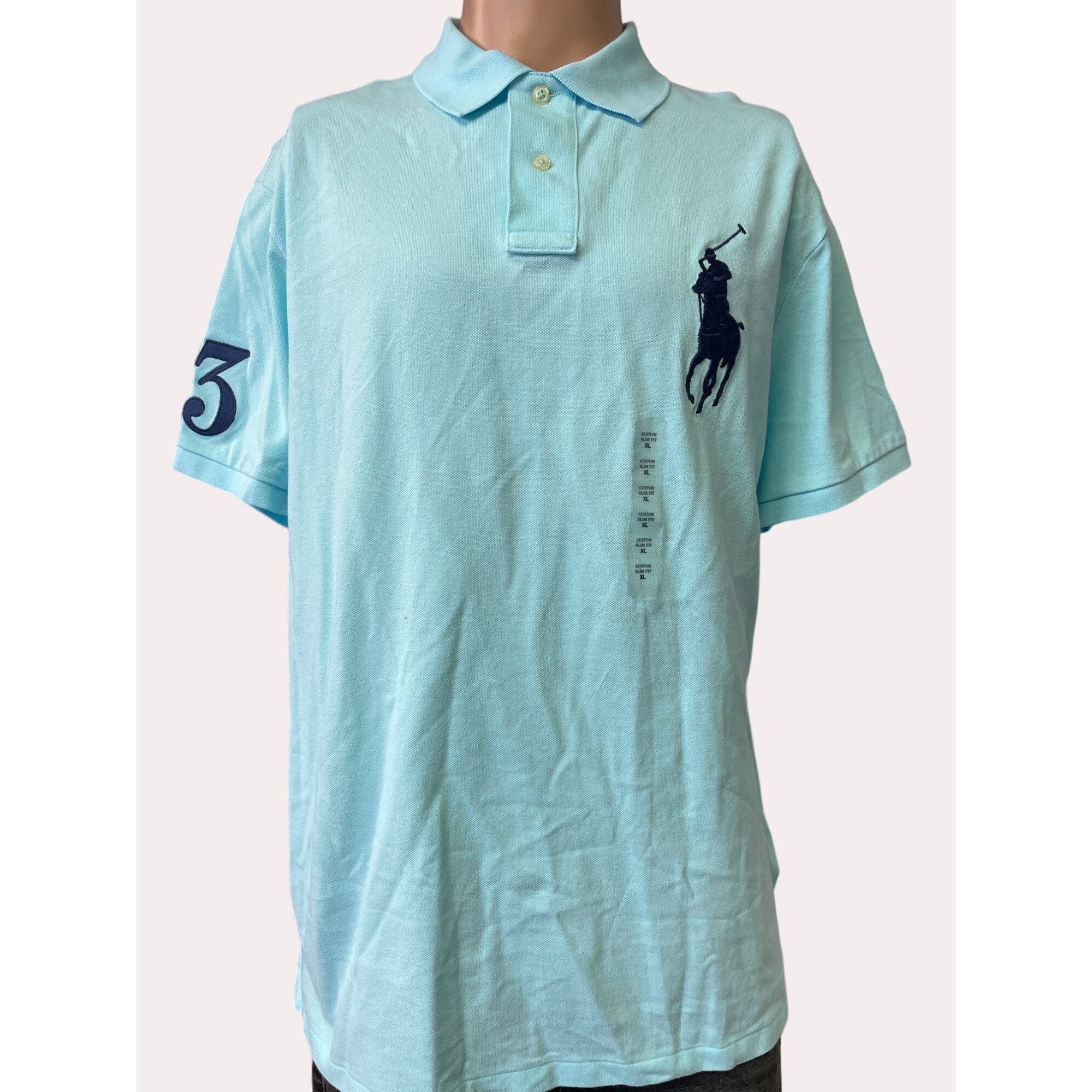 Polo Ralph Lauren Polo Ralph Lauren Men's Light Blue Golf Short Sleeve Shirt S Size US XL / EU 56 / 4 - 1 Thumbnail