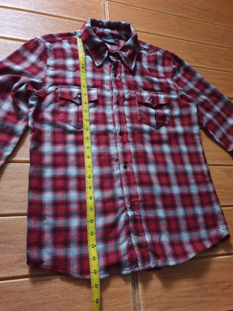 JACKROSE 🔥JACK ROSE Checkered Red Western Shirt Size US M / EU 48-50 / 2 - 8 Thumbnail
