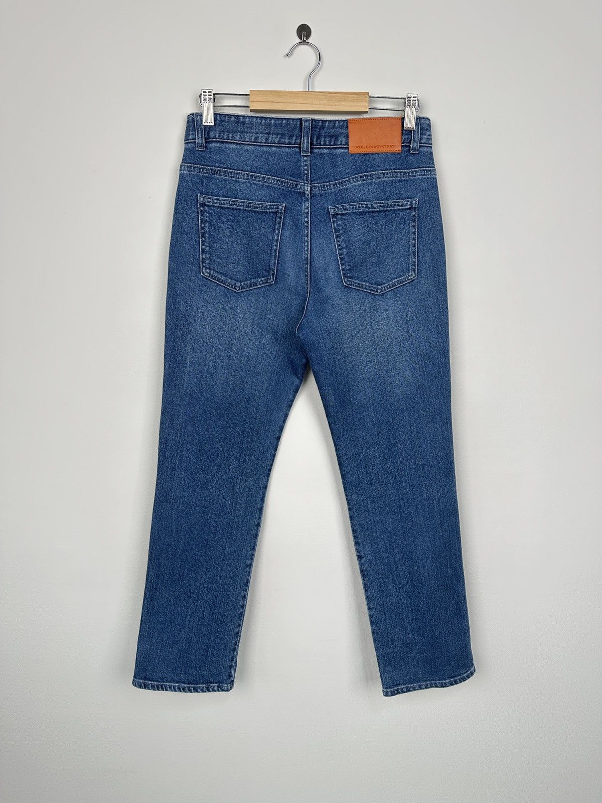 Stella McCartney Stella McCartney Side Patched Logo Blue Jeans Women’s sz 27 Size 27" / US 4 / IT 40 - 2 Thumbnail
