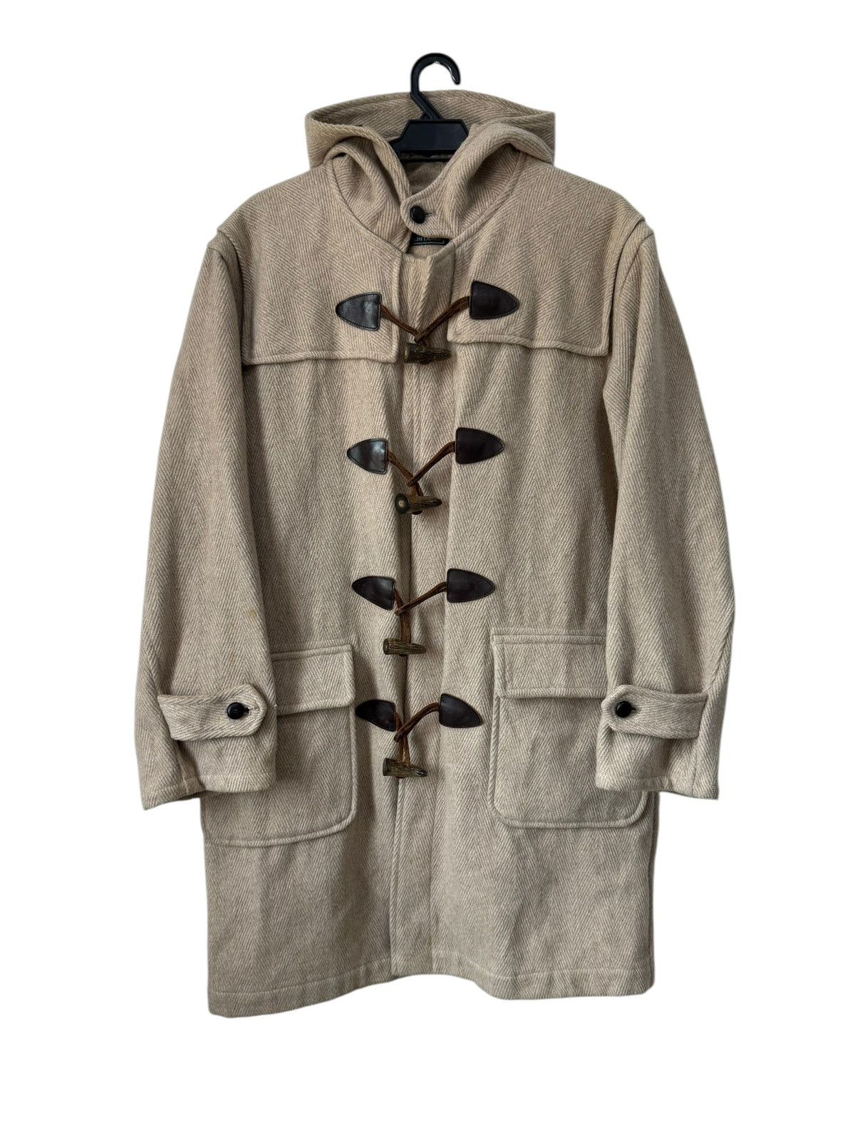 Polo Ralph Lauren POLO RALPH LAUREN HERRINGBONE WOOL JACKET BEIGE Size US L / EU 52-54 / 3 - 1 Thumbnail