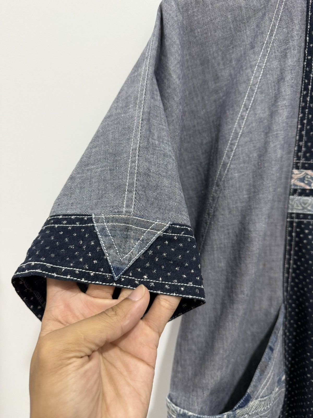 Japanese Brand Japanese Sashiko Handmade Kapital Style Size US L / EU 52-54 / 3 - 6 Thumbnail