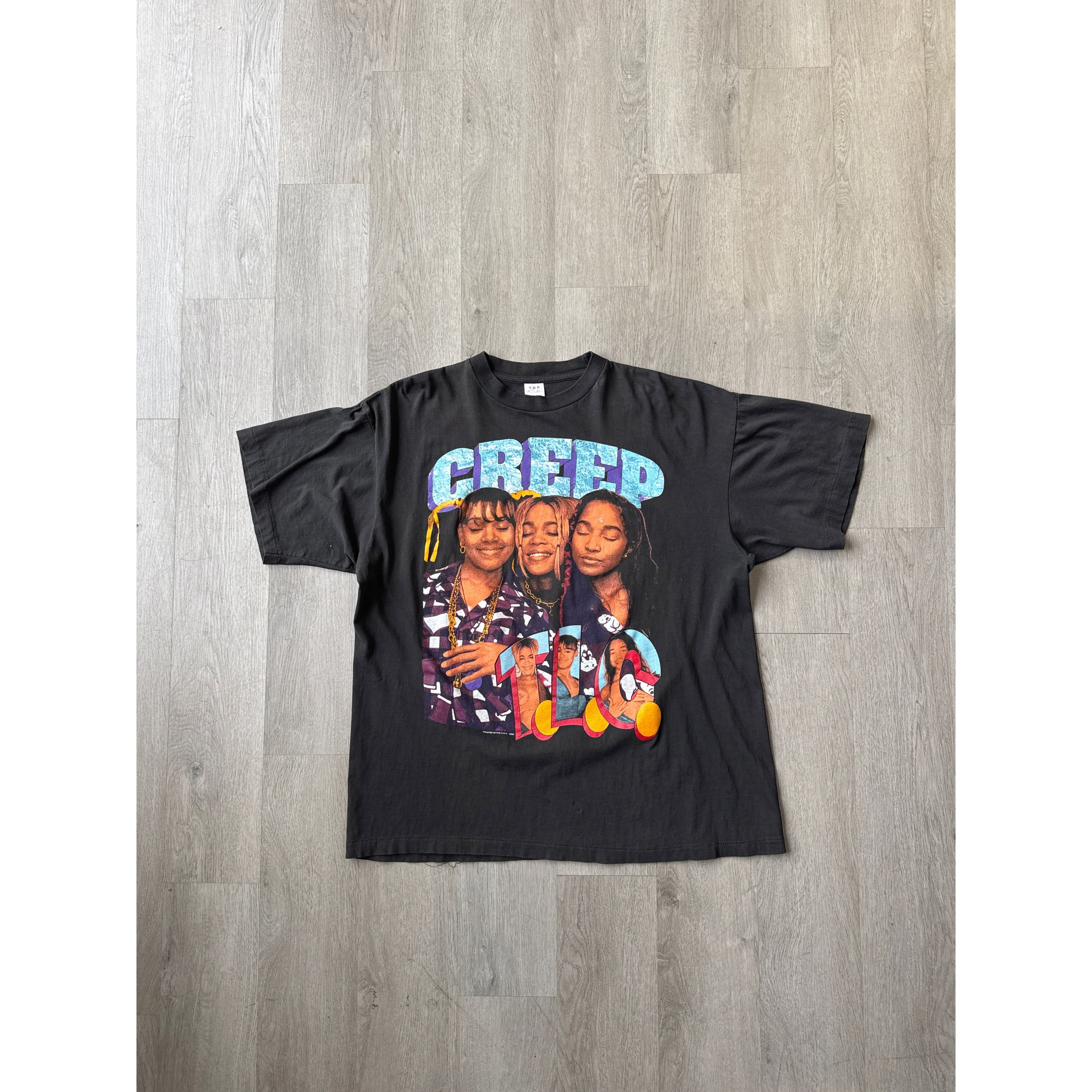 Vintage Vintage 1995 TLC Creep Crazy Sexy Cool Rap Tee Size US XXL / EU 58 / 5 - 1 Thumbnail