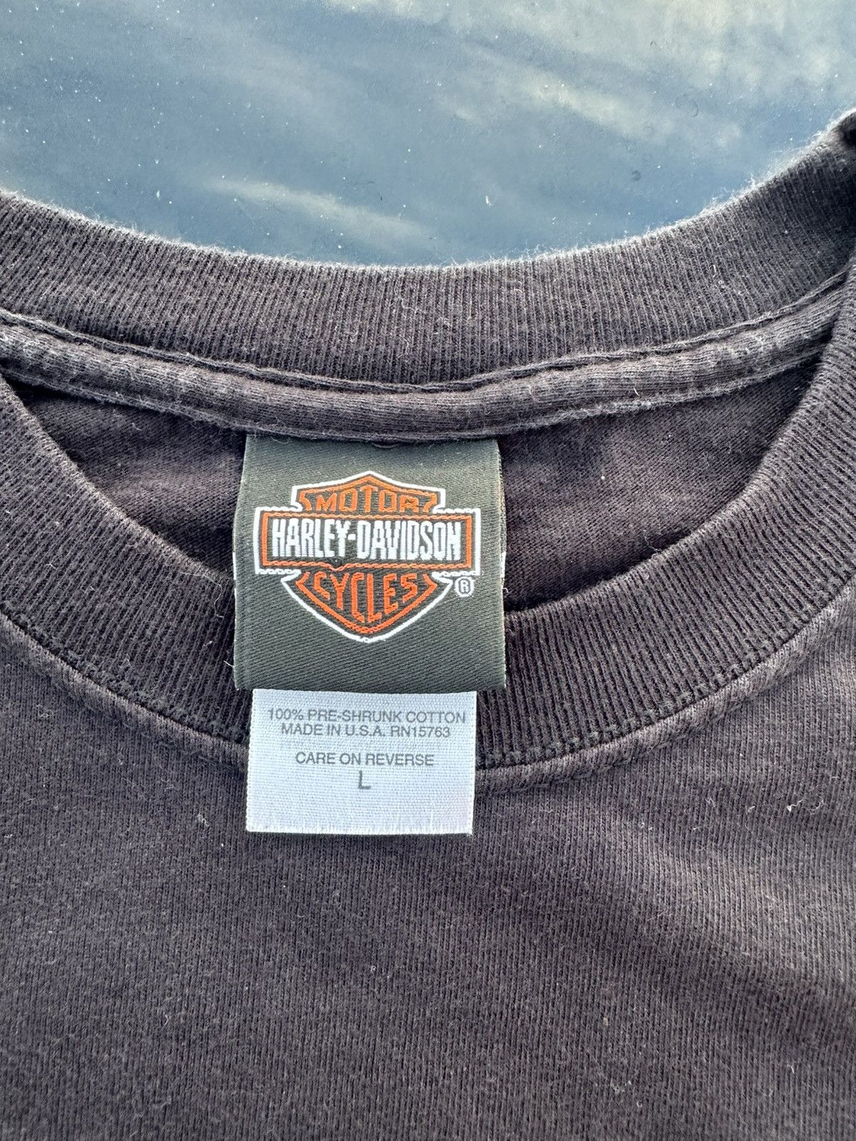 Harley Davidson × Vintage 2008 VINTAGE HARLEY TEE Size US L / EU 52-54 / 3 - 3 Thumbnail