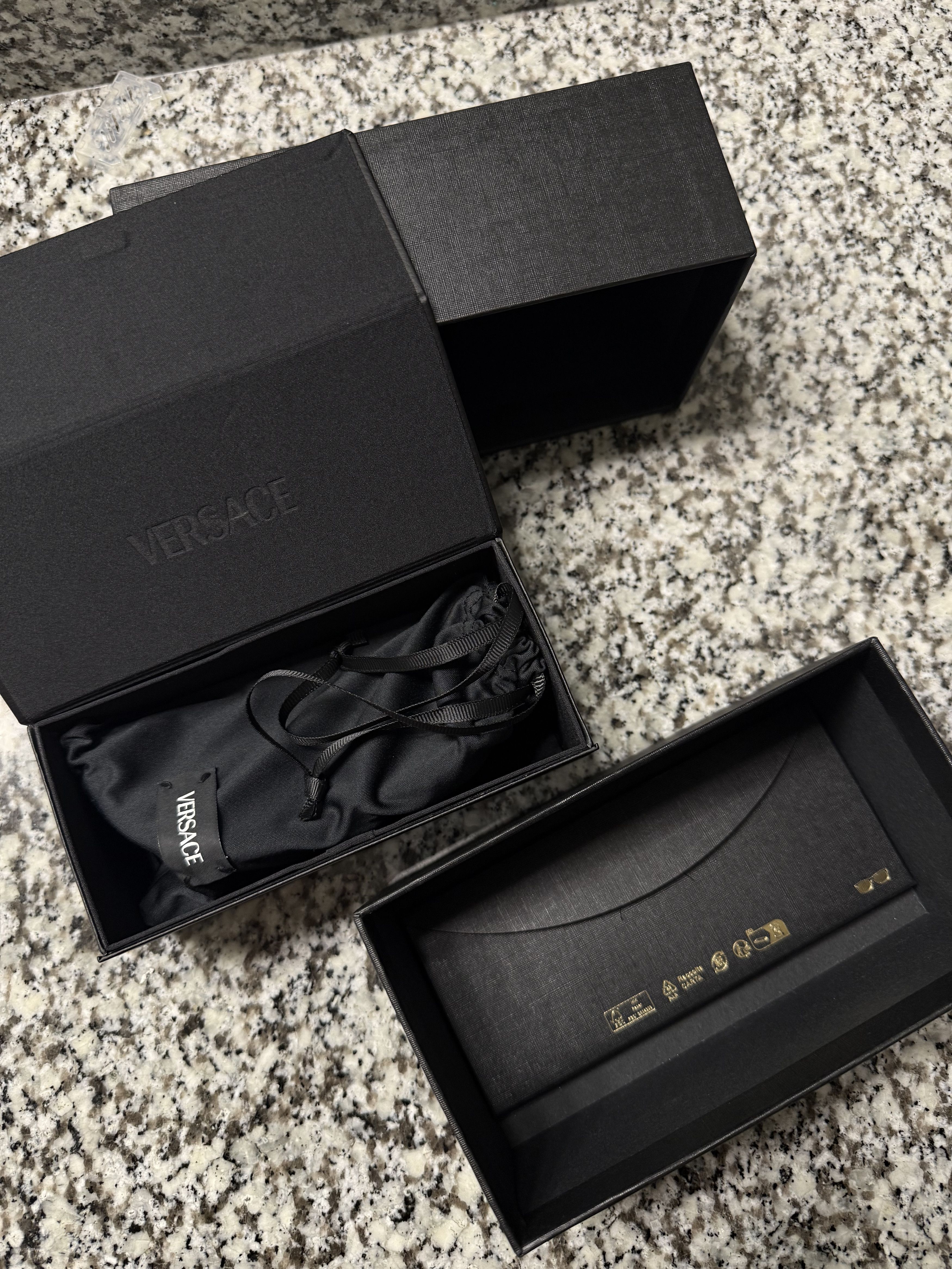 Versace VERSACE MEDUSA MEDALLION SHIELD SUNGLASSES Size ONE SIZE - 7 Thumbnail