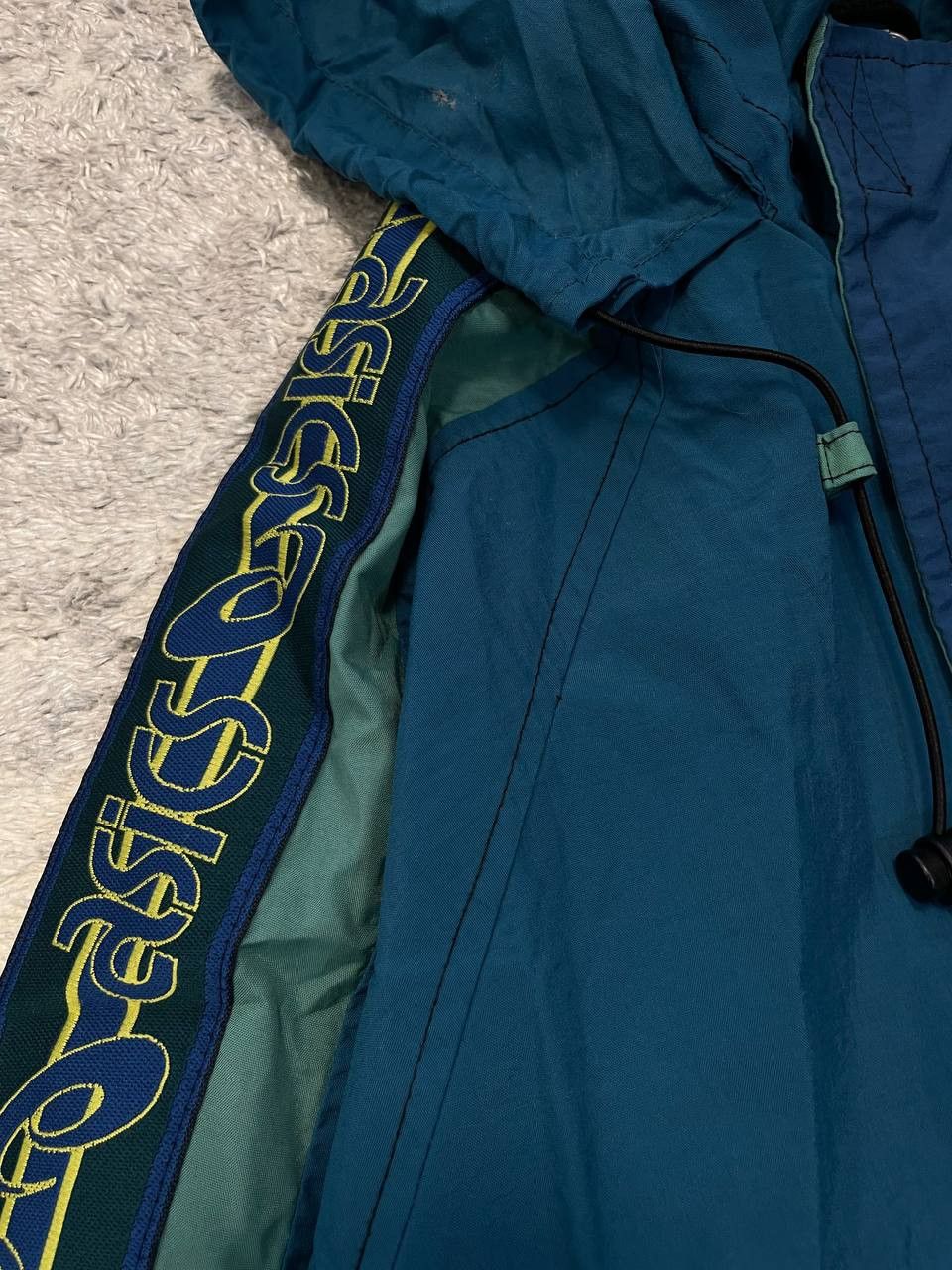 Asics Vintage ASICS Windbreaker Jacket Men’s M 90s Hooded Track Size US M / EU 48-50 / 2 - 10 Thumbnail