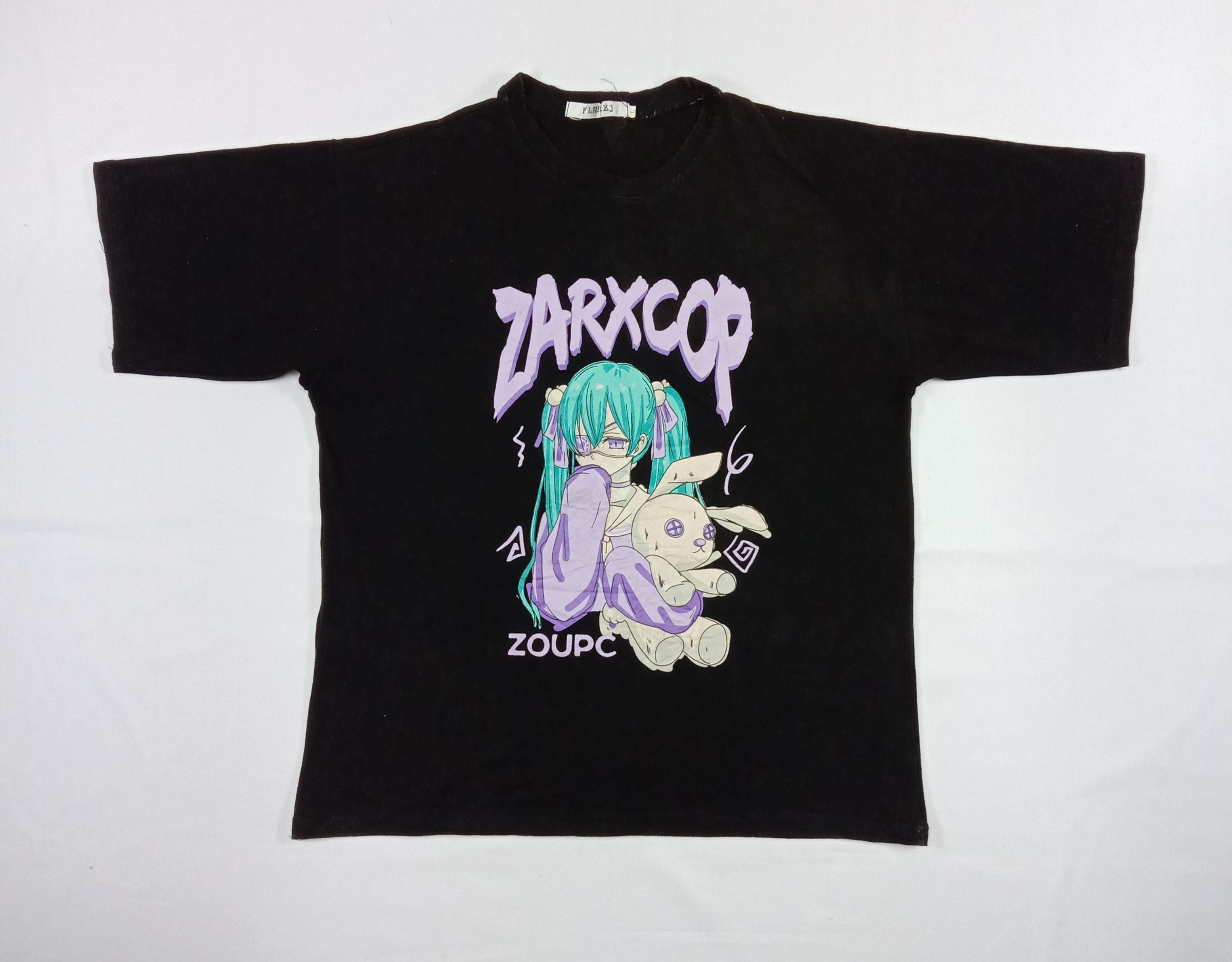 Anime Anime Zarxcop Graphic T Shirt Size US L / EU 52-54 / 3 - 1 Thumbnail