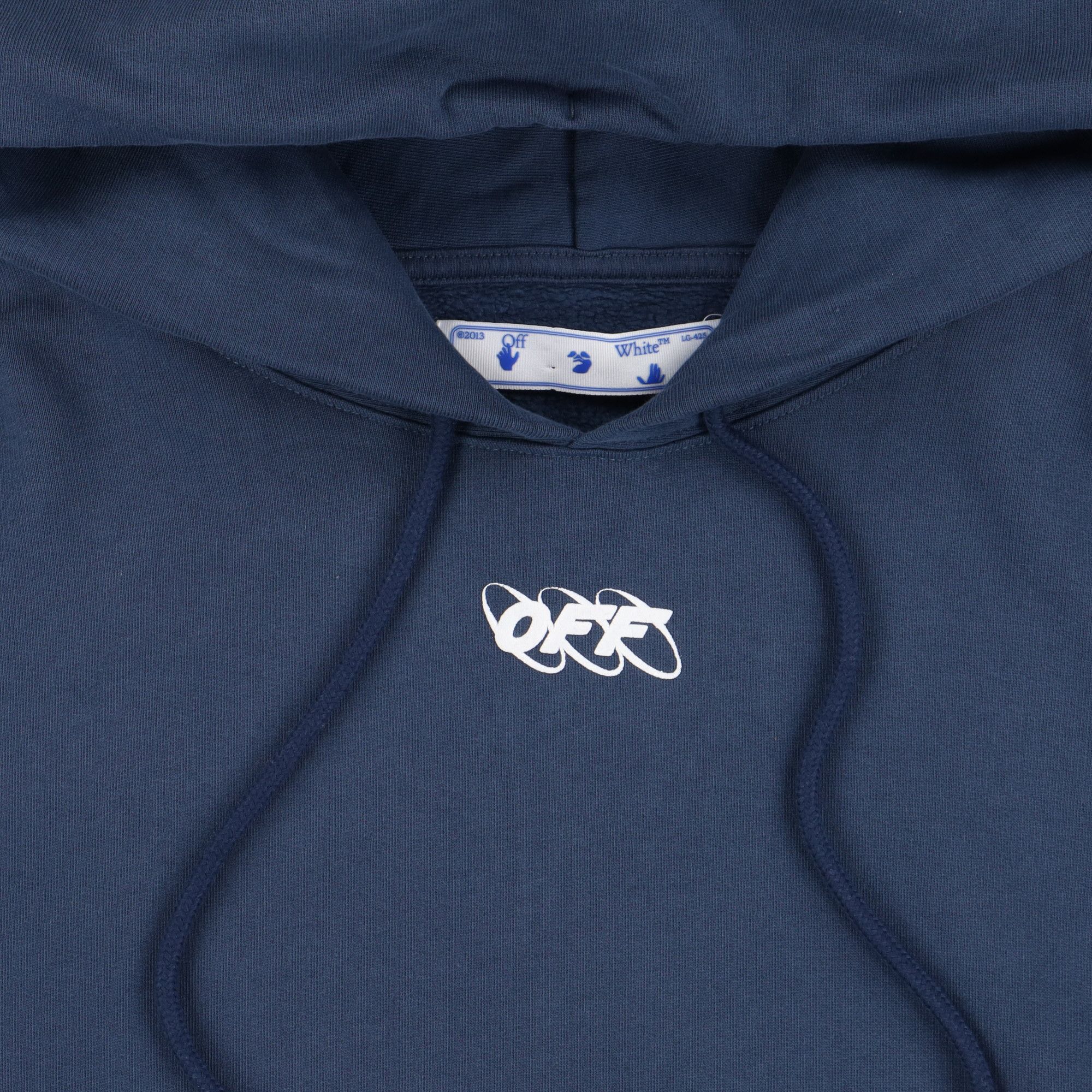 Off-White Blue Mirko First Logo Oversized Hoodie Size US M / EU 48-50 / 2 - 6 Thumbnail