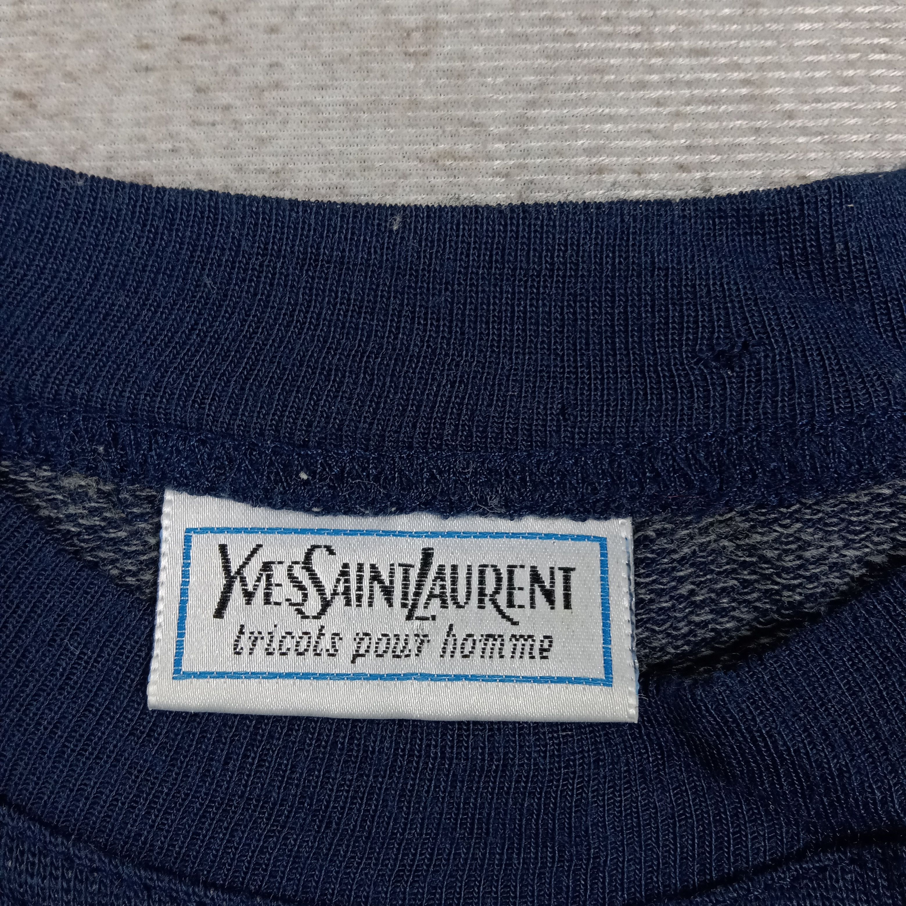 Yves Saint Laurent Yves Saint Laurent YSL Embroidery Sweatshirt C270N22 Size US L / EU 52-54 / 3 - 3 Thumbnail