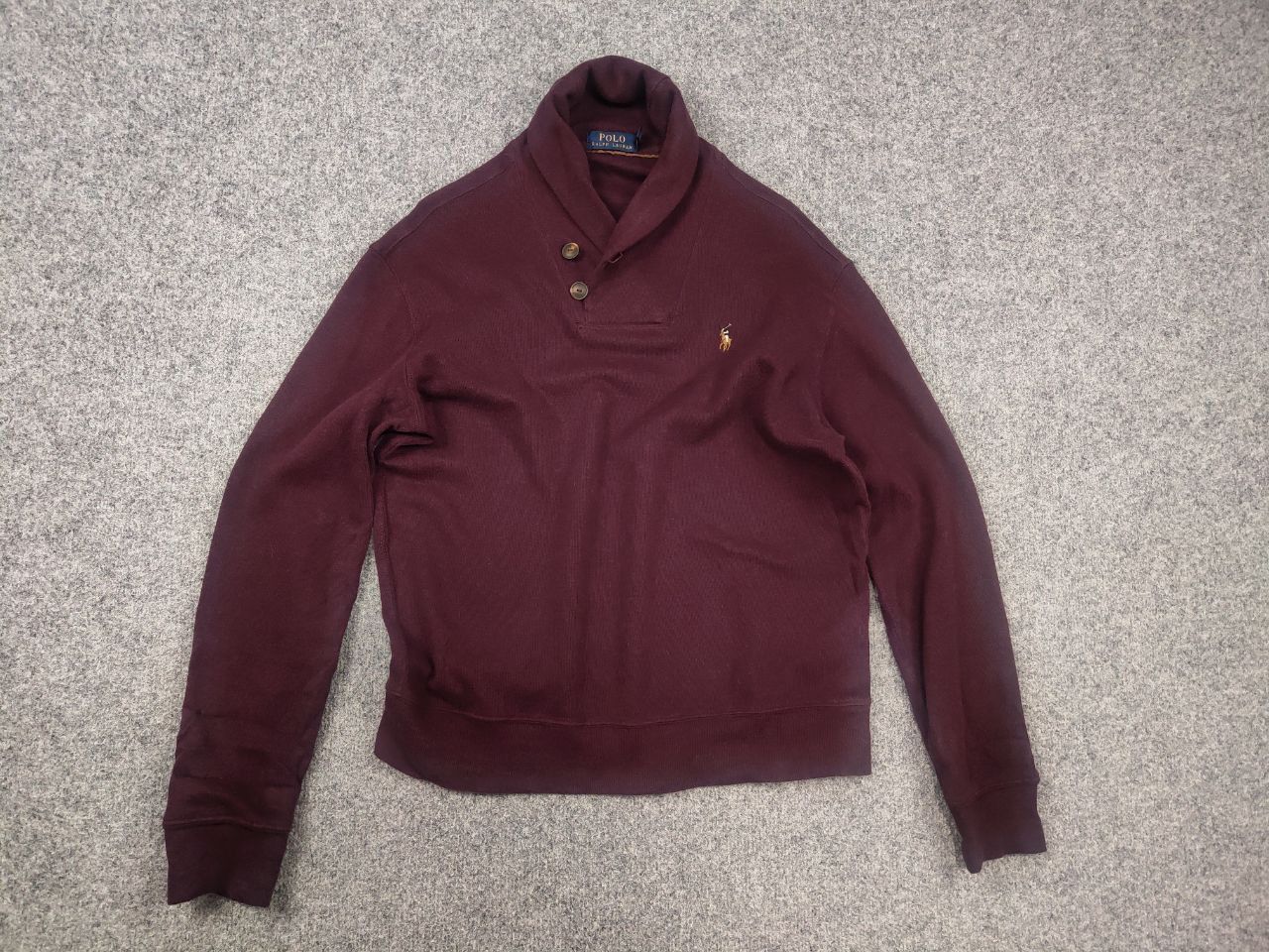 Polo Ralph Lauren Vintage Polo Ralph Lauren Logo Half-Buttoned Jumper Pullover Size US S / EU 44-46 / 1 - 8 Thumbnail
