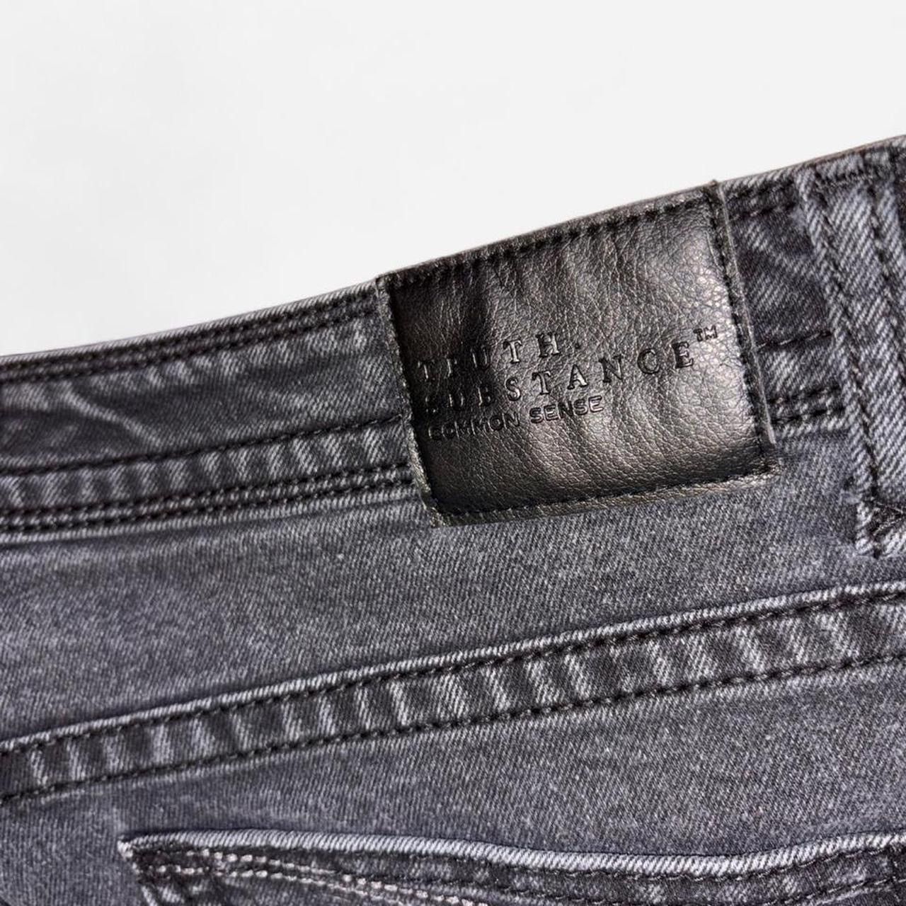 Other Black denim jeans with leather detail on pockets Size US 34 / EU 50 - 3 Thumbnail