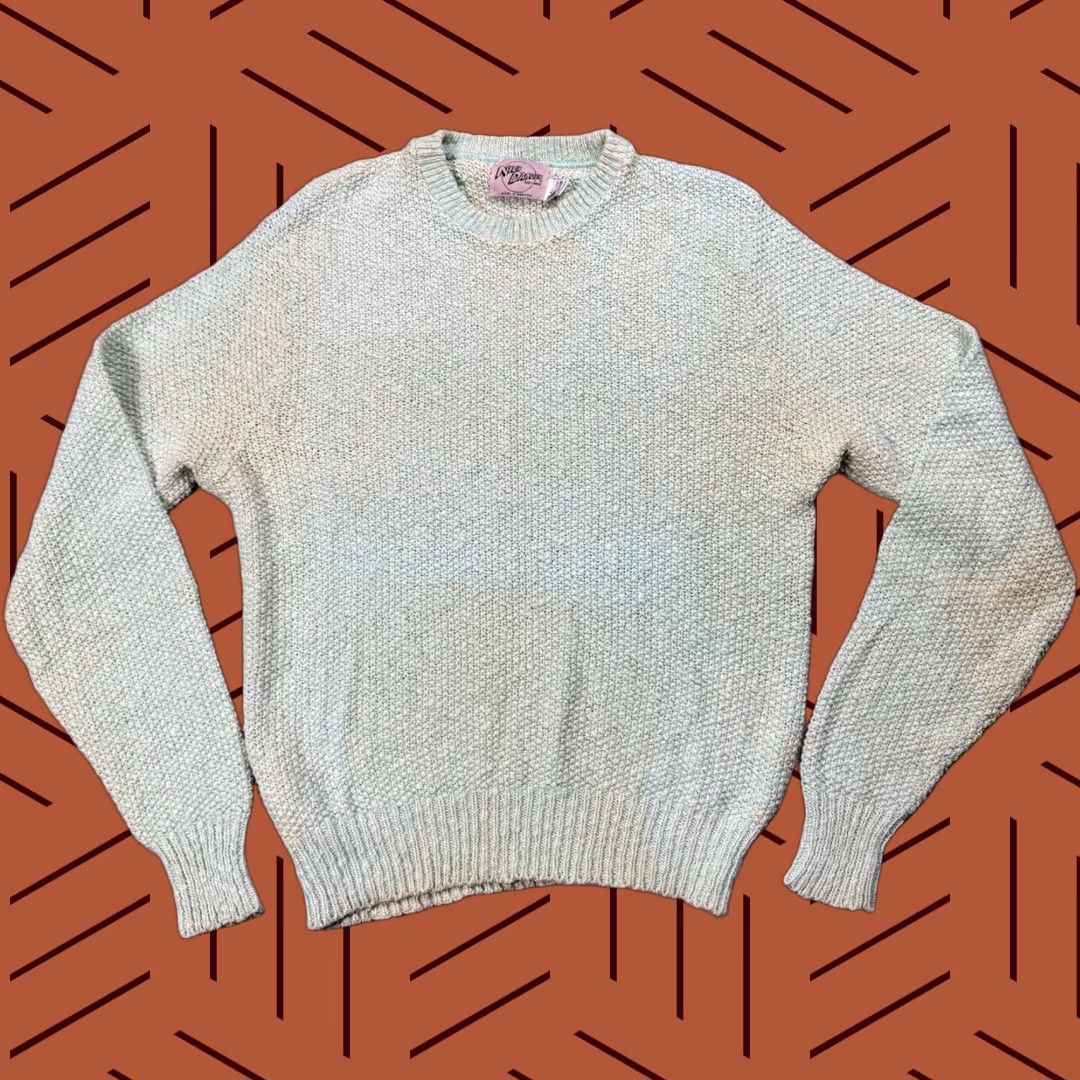 Vintage Vintage Nick Danger Chunky Knit Cotton Sweater Men's Green Turtleneck Pullover All Seasons SZ M Size US M / EU 48-50 / 2 - 1 Thumbnail