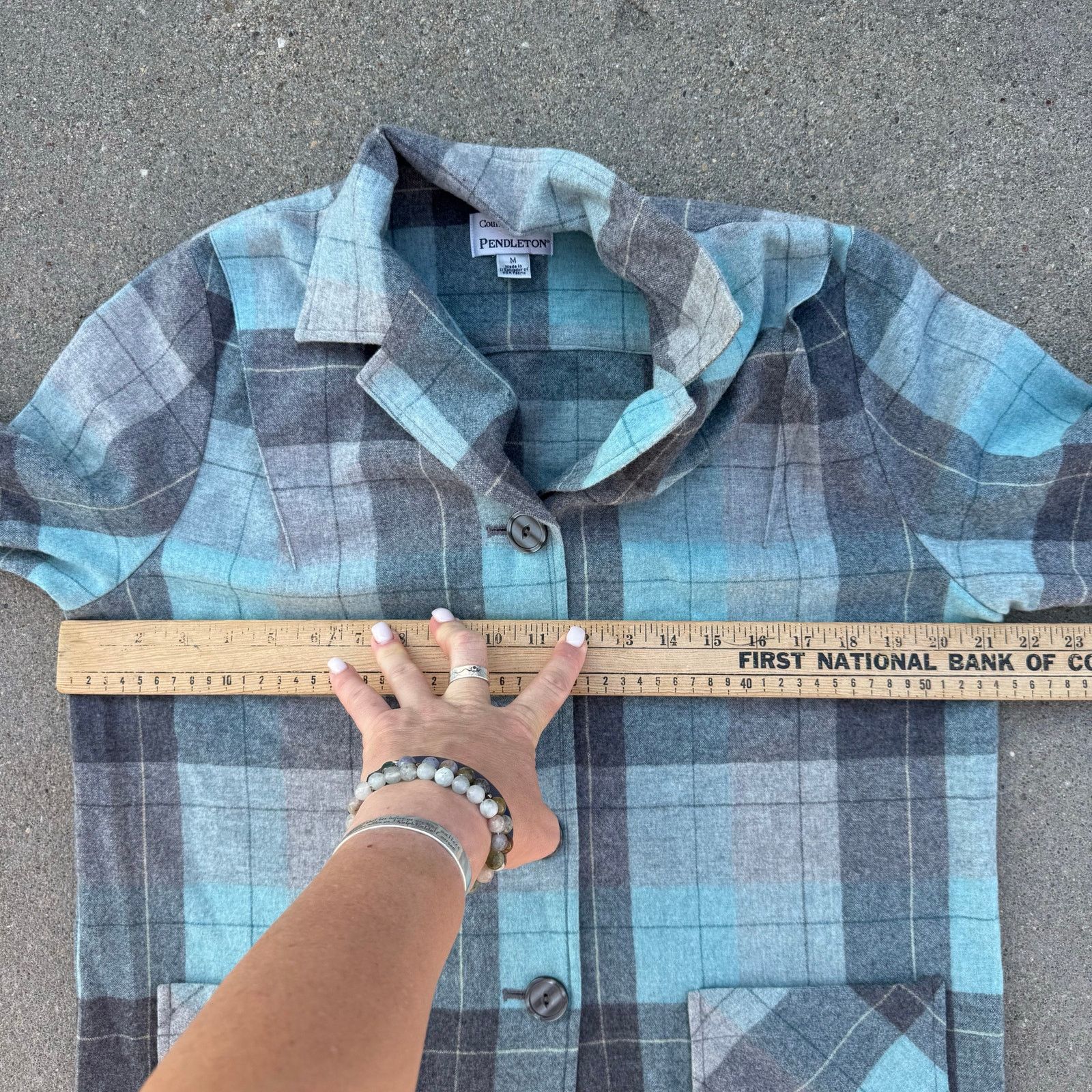Pendleton Pendleton ‘49er Heritage Wool Blazer Jacket Blue Plaid M Size M / US 6-8 / IT 42-44 - 7 Thumbnail