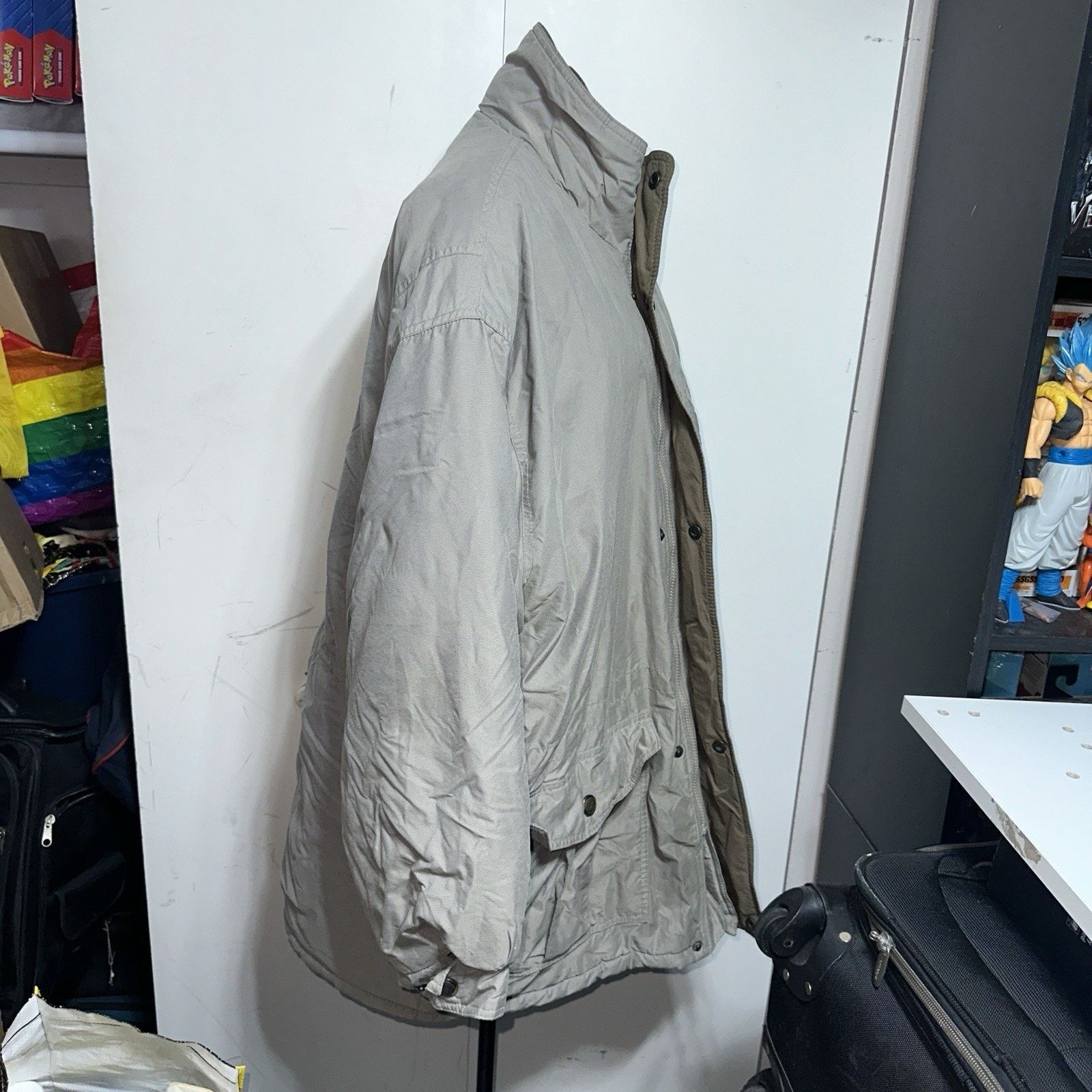 Members Only MEMBERS ONLY Men's Jacket LG Puffer Gray Full Length 90s Size US L / EU 52-54 / 3 - 4 Thumbnail