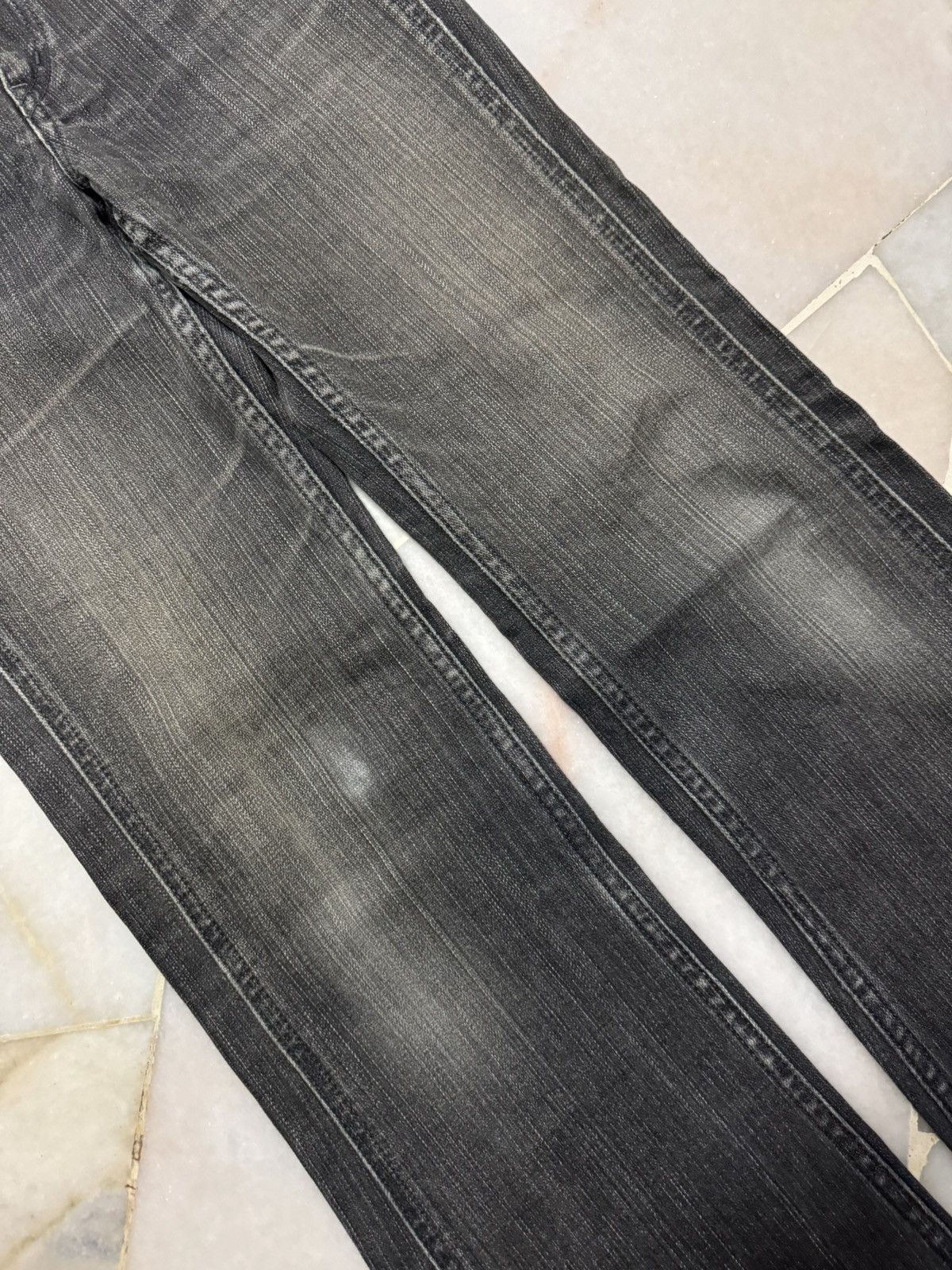 Japanese Brand 💥FLARE💥VINTAGE BOBSON MUDWASH BOOTCUT DISTRESS JEAN Size US 26 / EU 42 - 5 Thumbnail