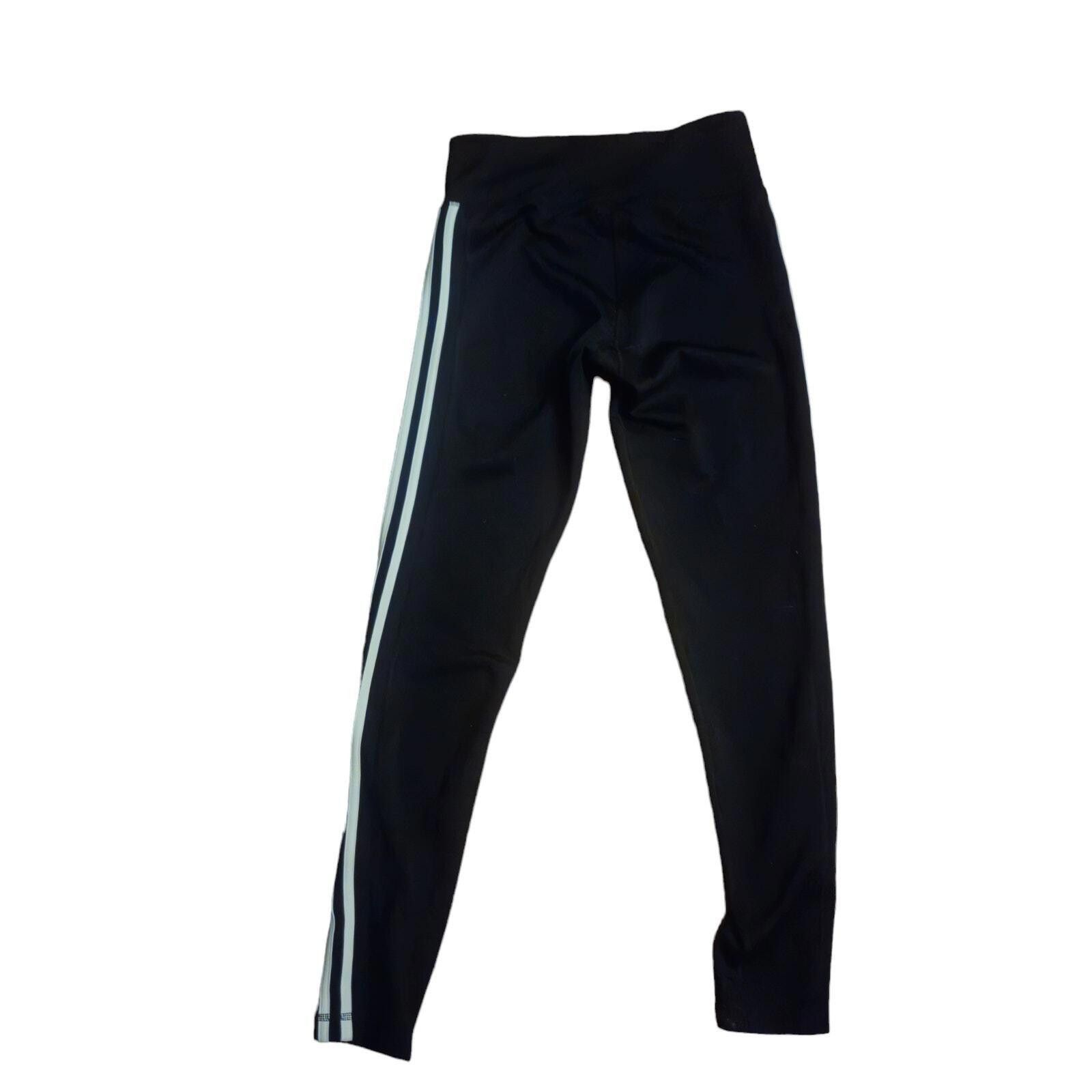 Adidas Adidas 3-Stripes Leggings Black White Size M Size 32" / US 10 / IT 46 - 4 Thumbnail