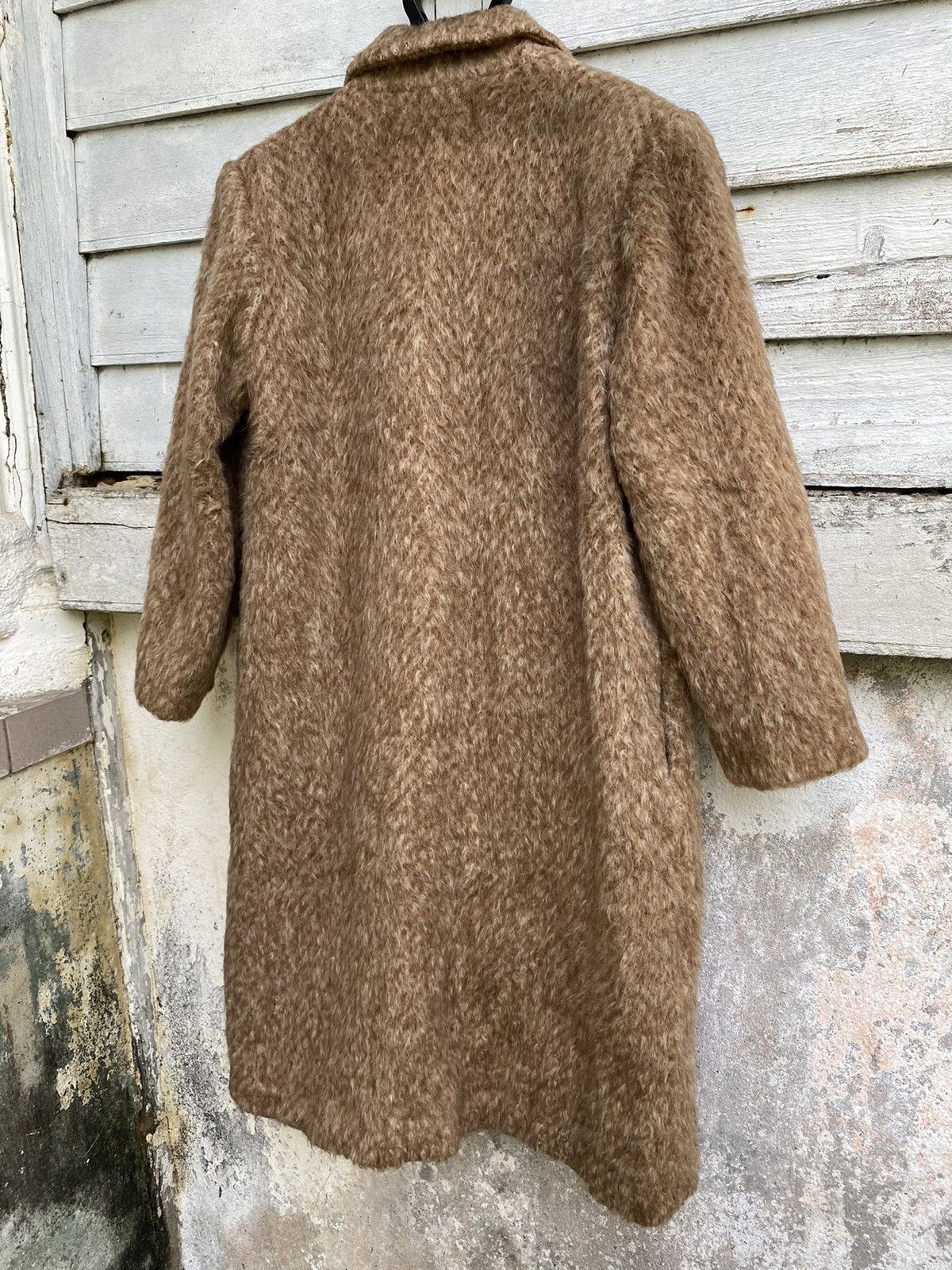 Thierry Mugler × Vintage Archival 80s Thierry Mugler Fur Mohair Leather Strap Coat Size US M / EU 48-50 / 2 - 11 Thumbnail