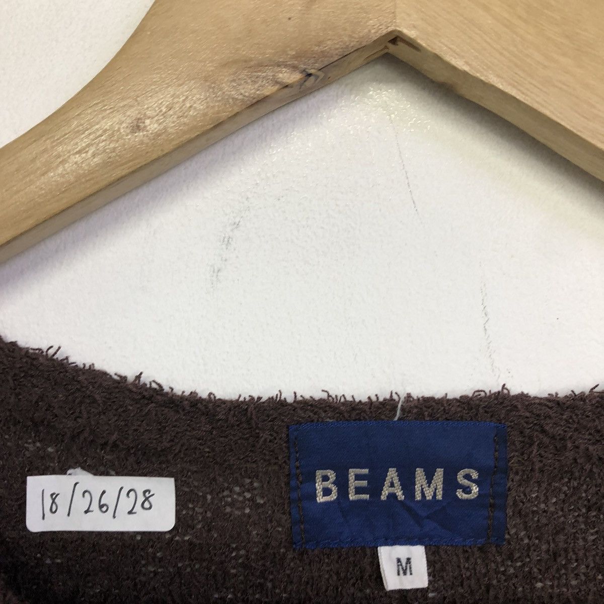 Beams Plus × Japanese Brand × Vintage Vintage Beams Brown Plain Minimalist Knitwear Size US M / EU 48-50 / 2 - 10 Thumbnail